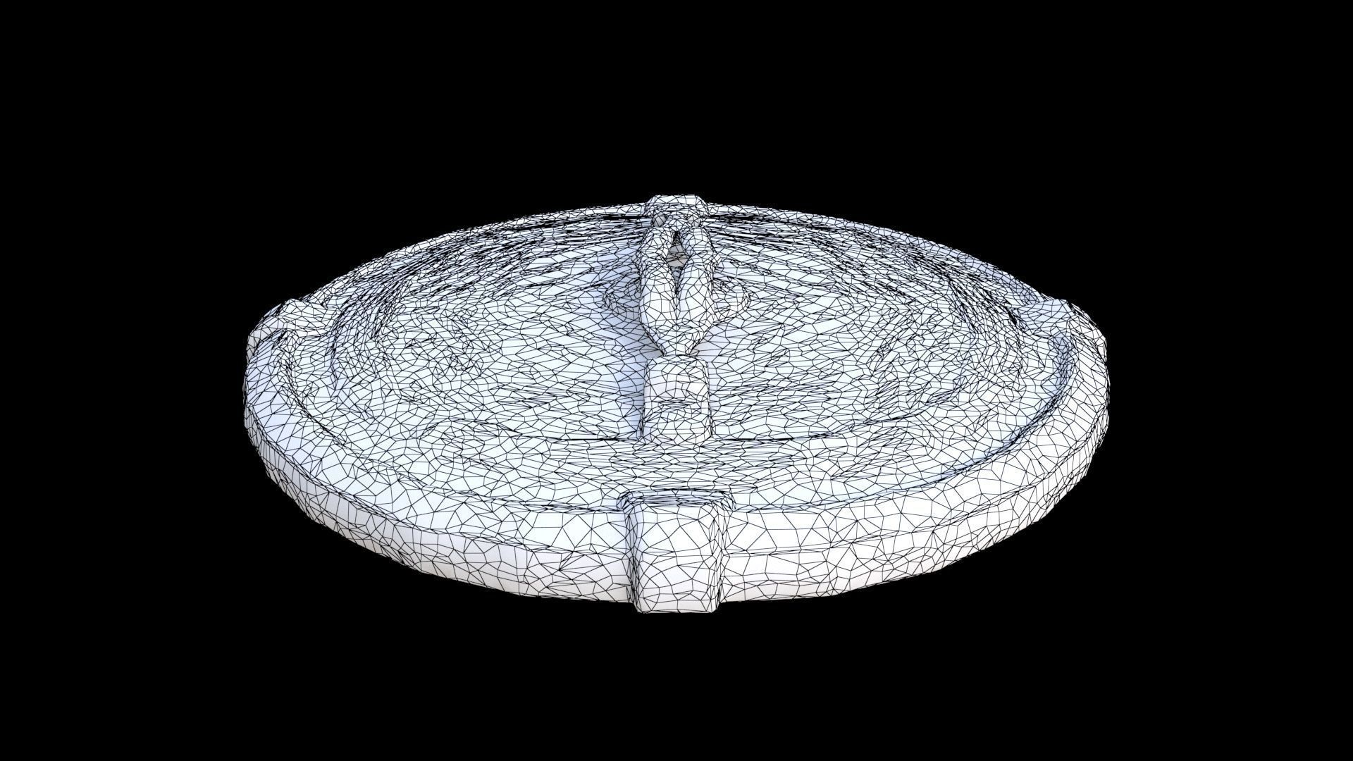 Serving Platter 3D model_7
