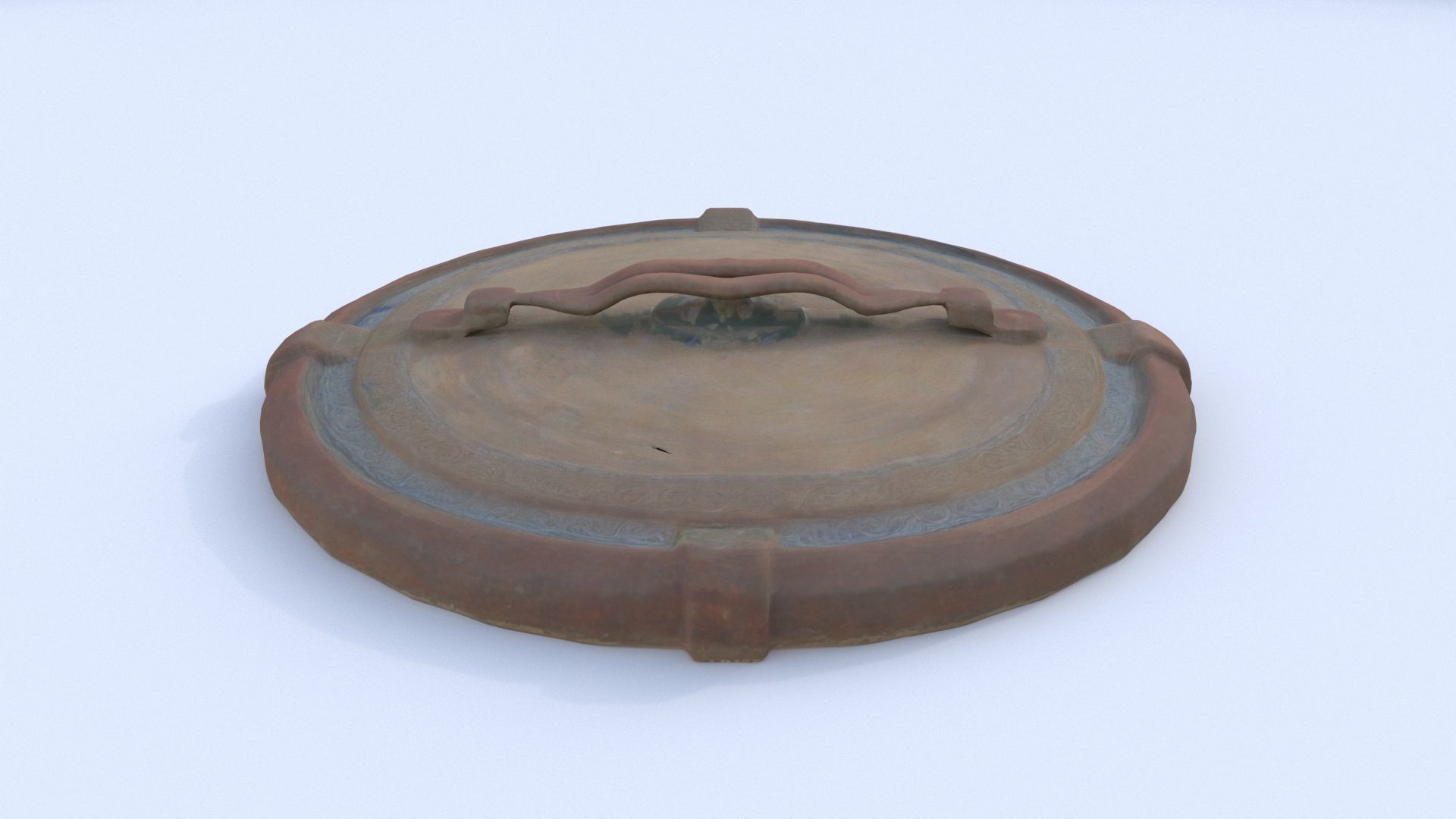 Serving Platter 3D model_1