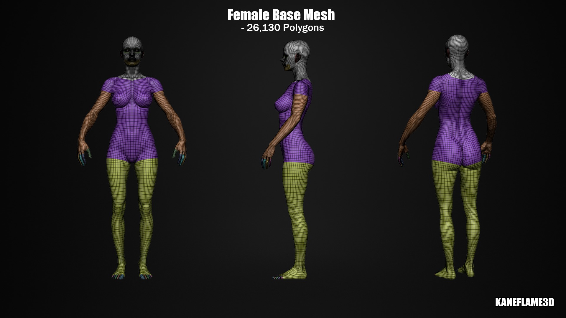 New High Quality Base Meshes For Sculpting 3D model_8