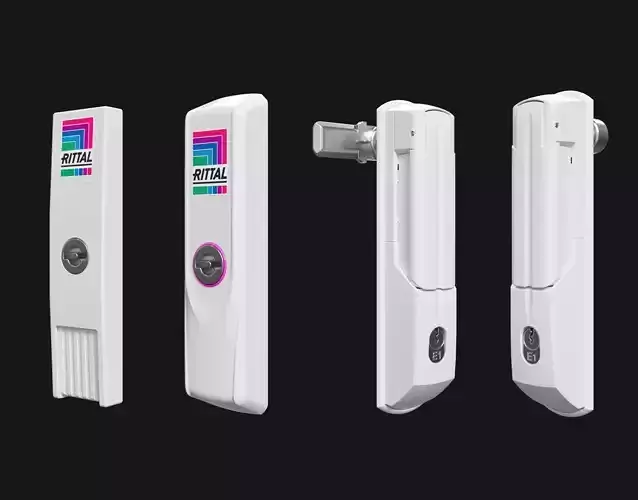 Electrical cabinet door lock