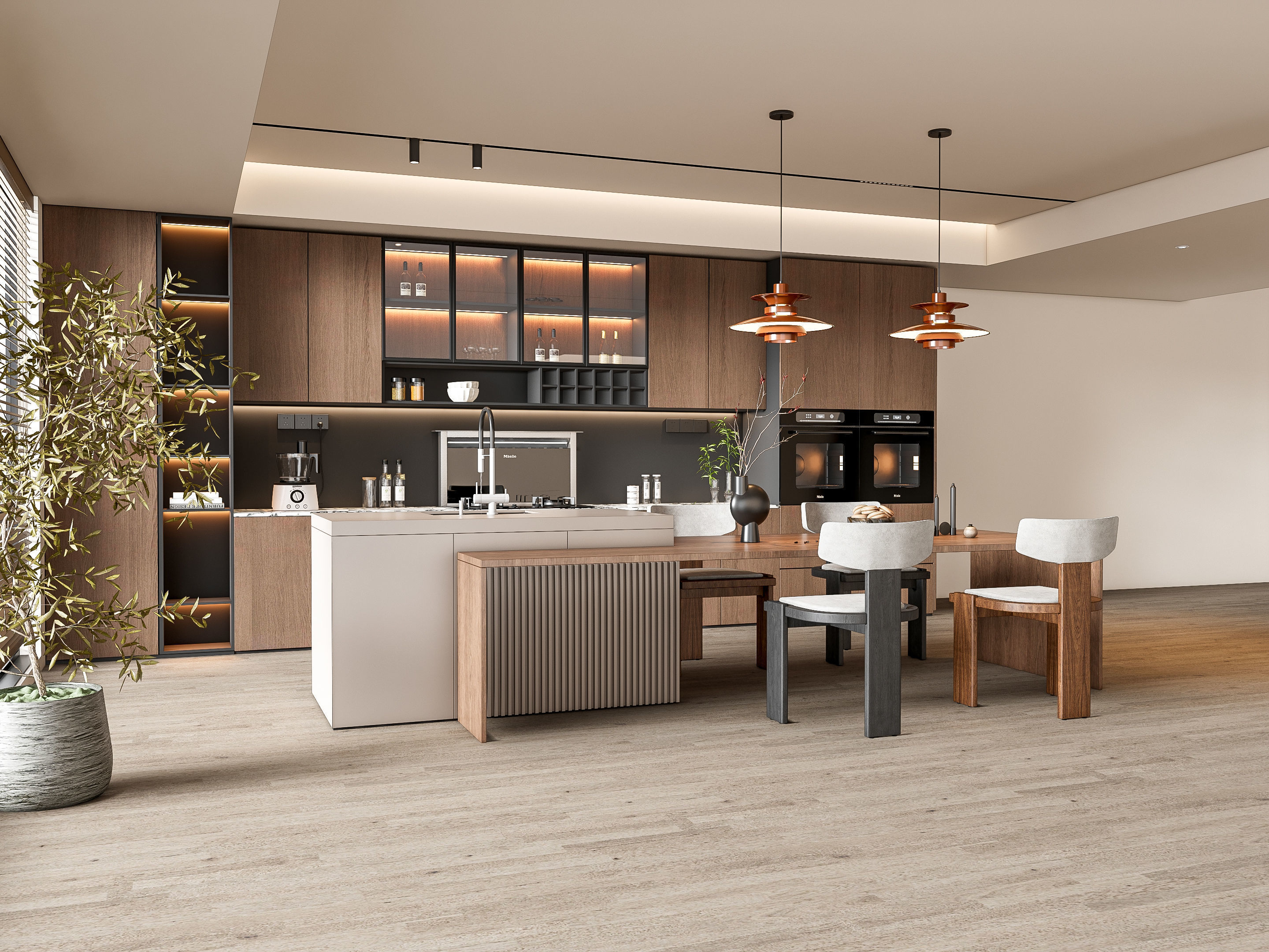 Kitchen Modern interior 79 3D model_15
