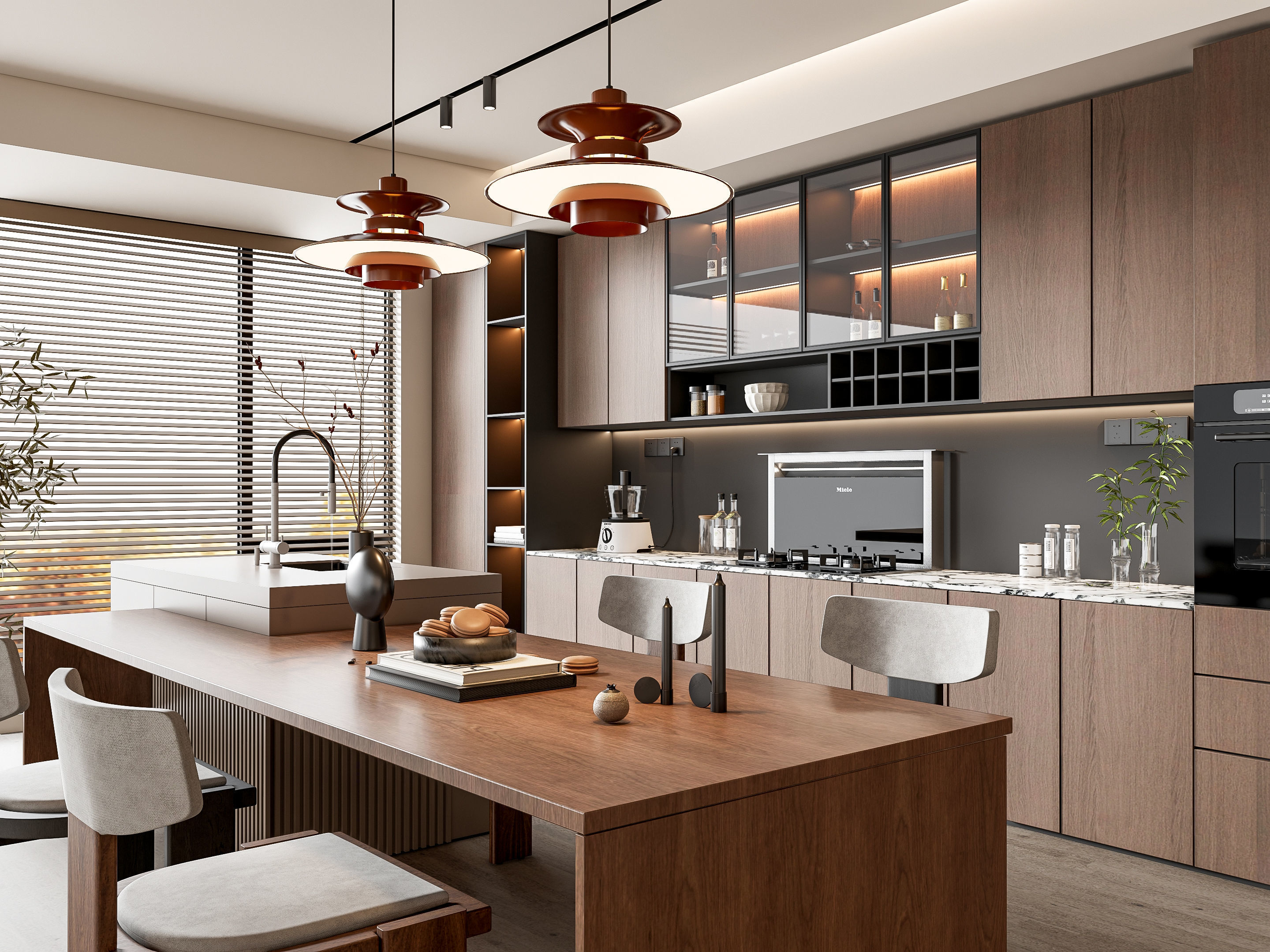 Kitchen Modern interior 79 3D model_7
