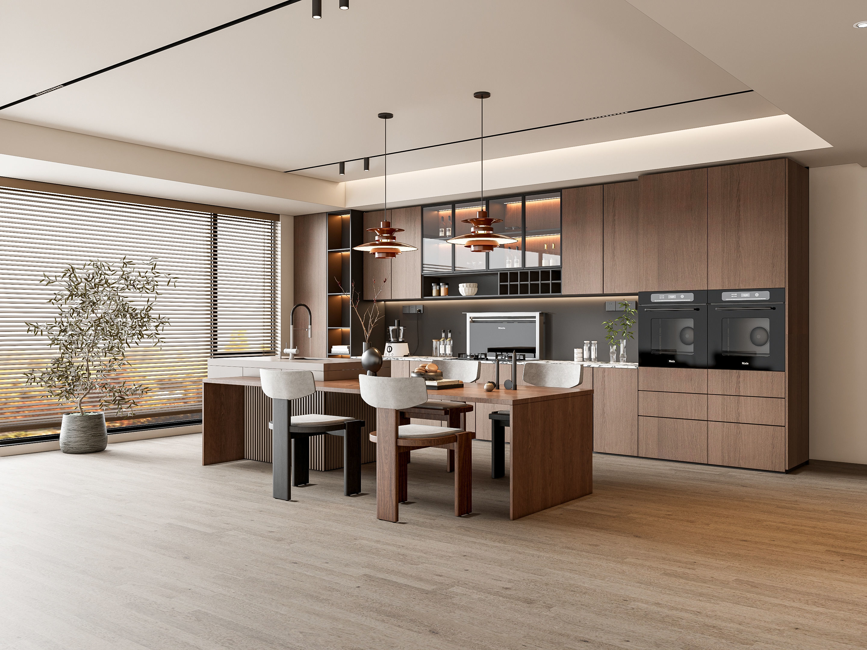 Kitchen Modern interior 79 3D model_16