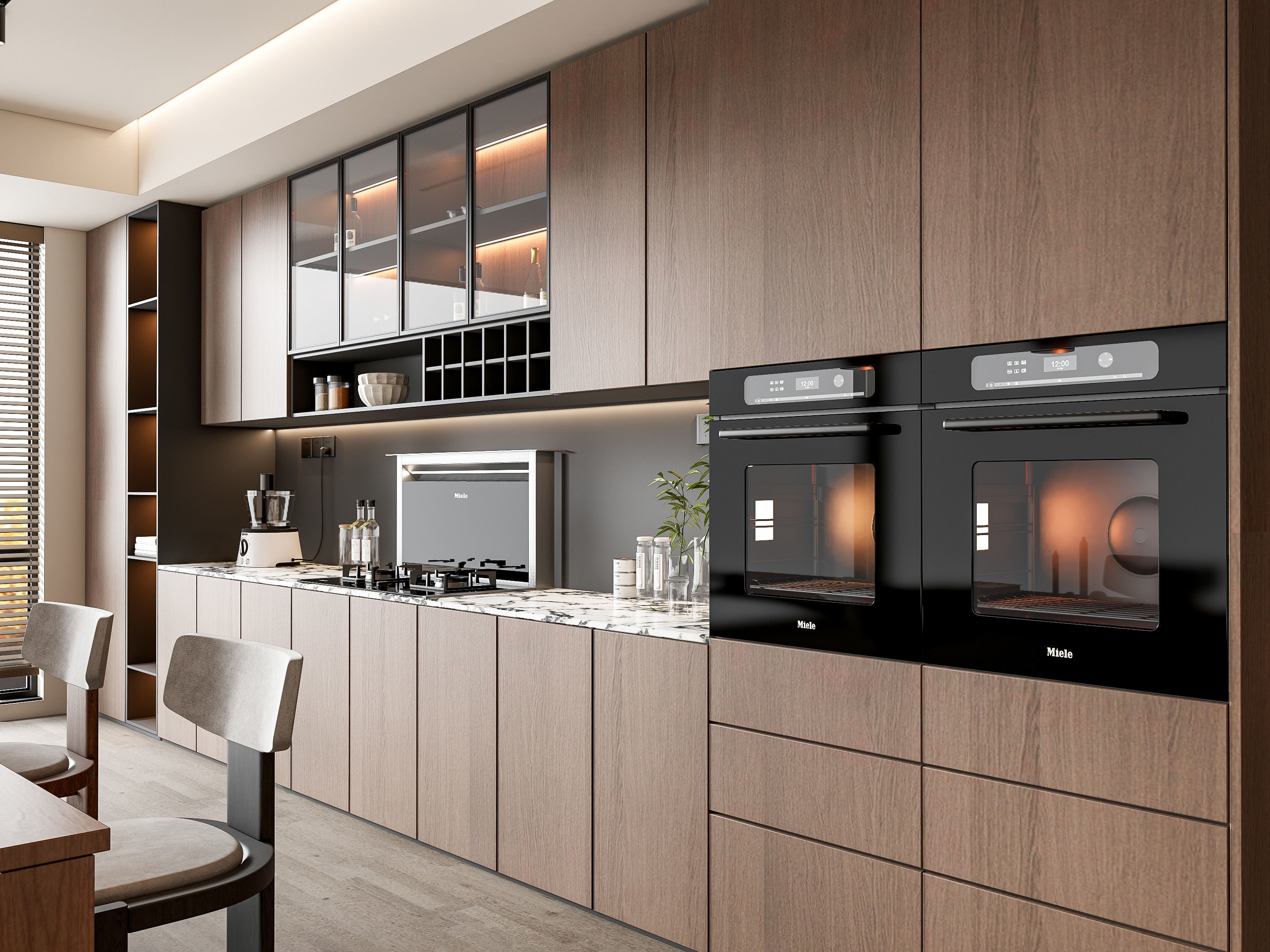 Kitchen Modern interior 79 3D model_3