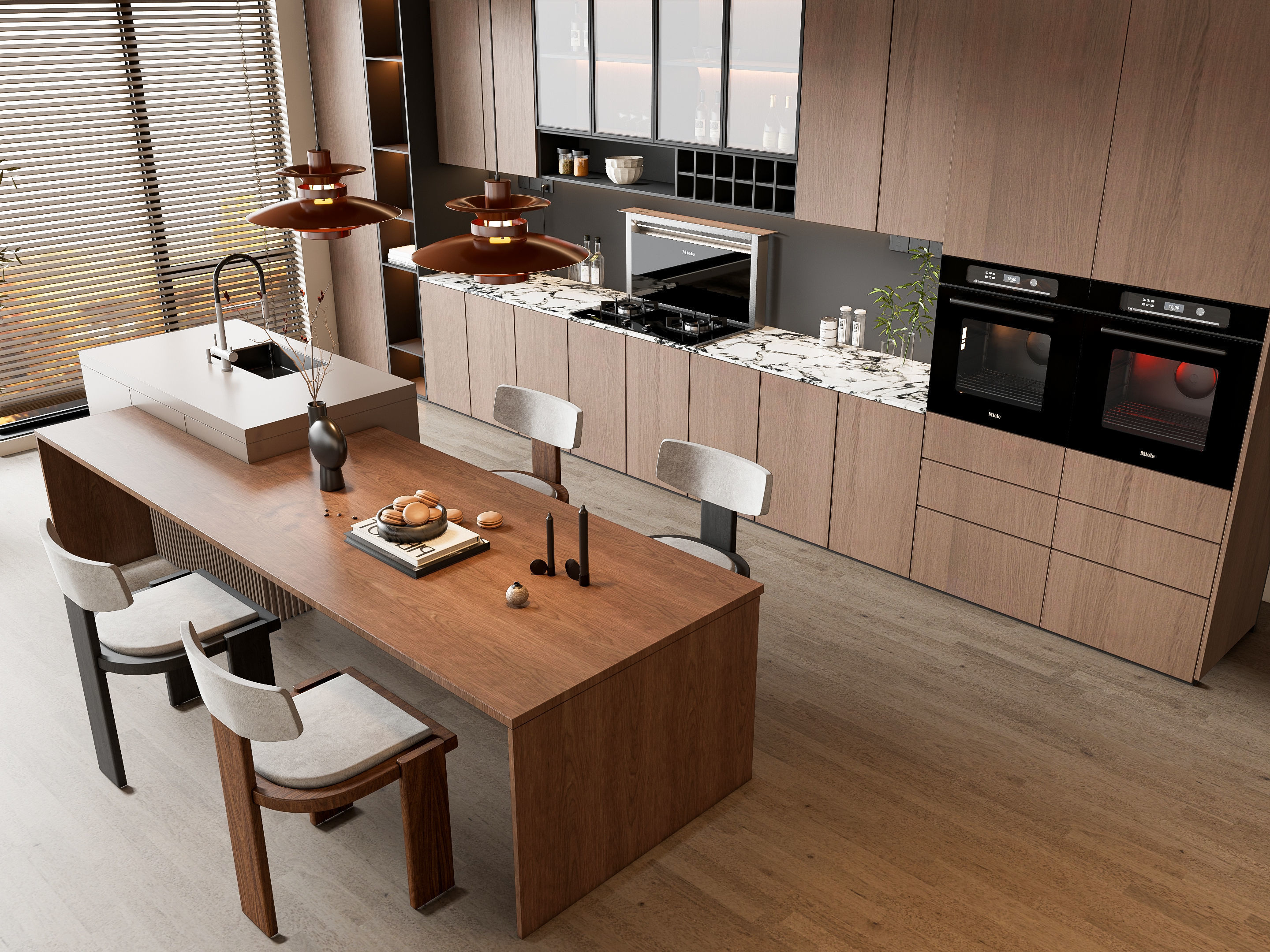Kitchen Modern interior 79 3D model_5