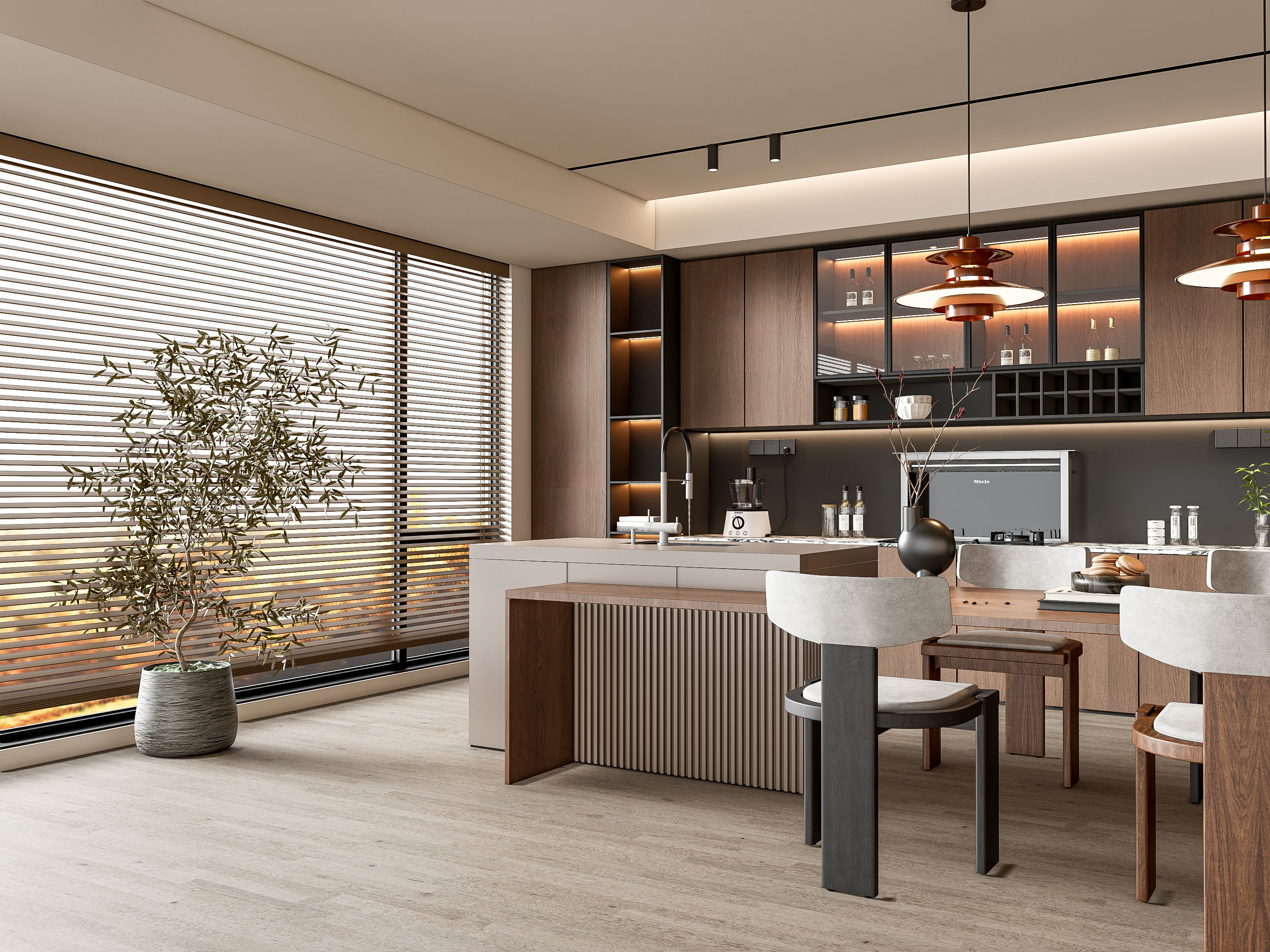 Kitchen Modern interior 79 3D model_14