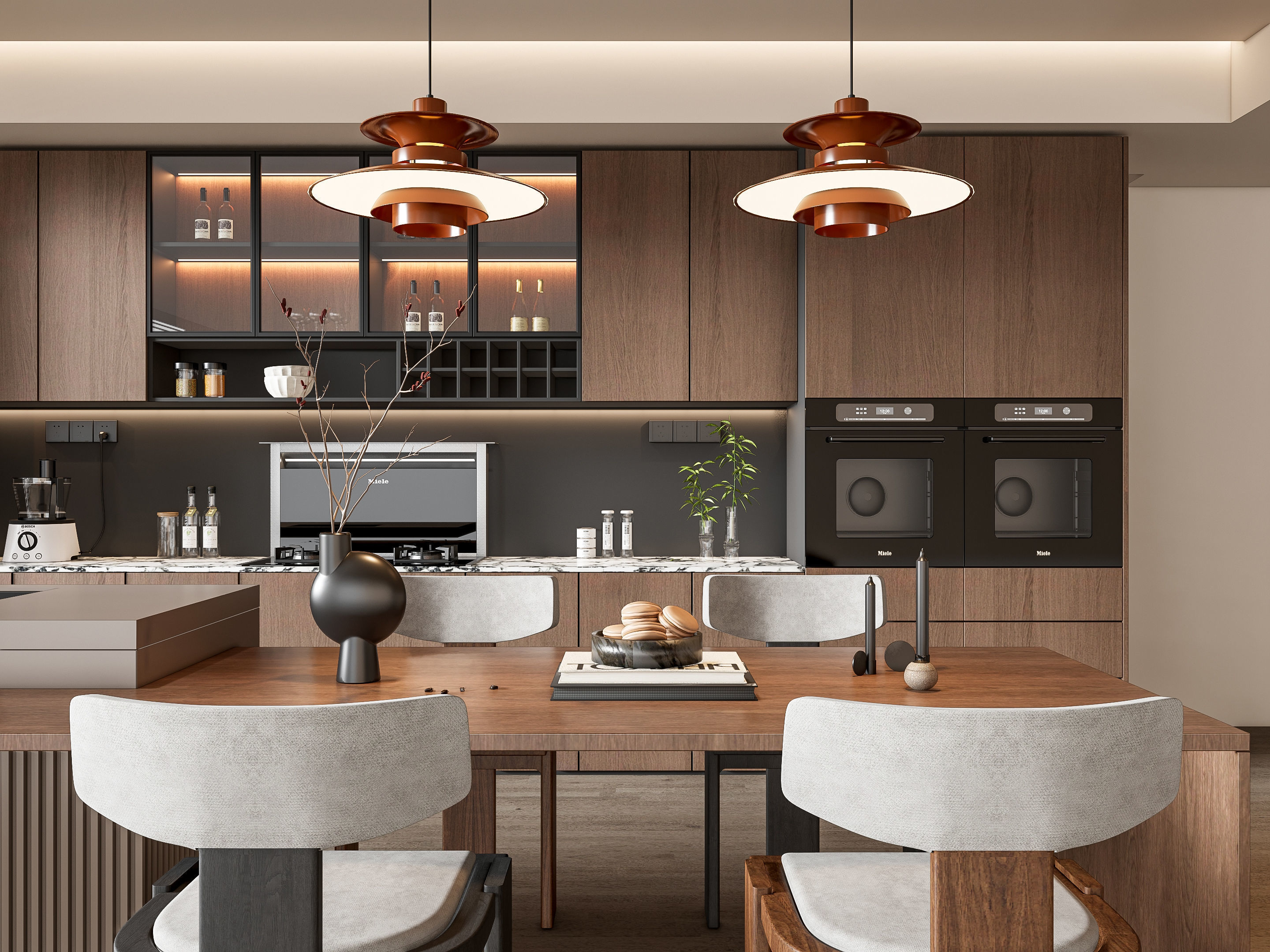 Kitchen Modern interior 79 3D model_2