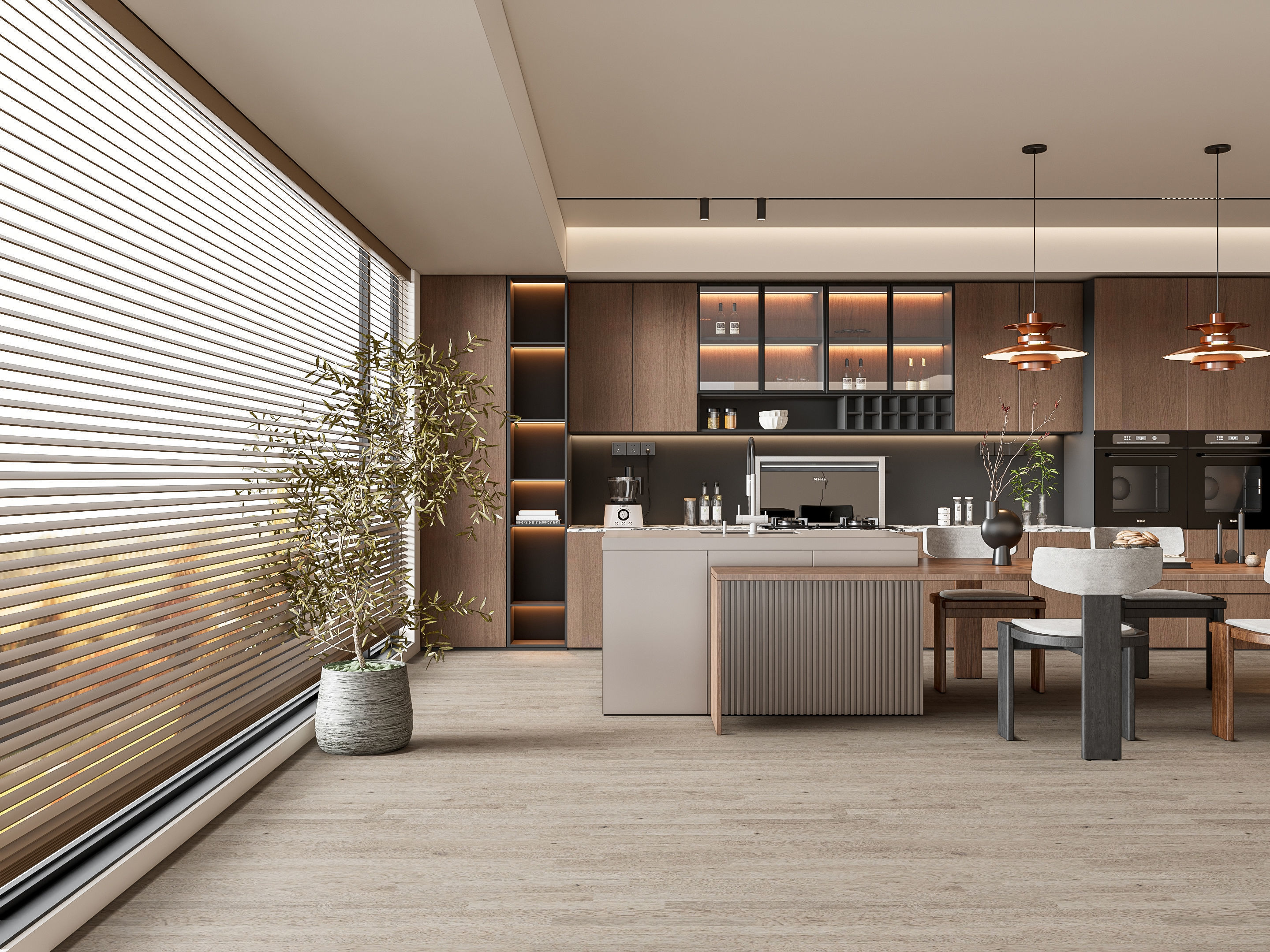 Kitchen Modern interior 79 3D model_17