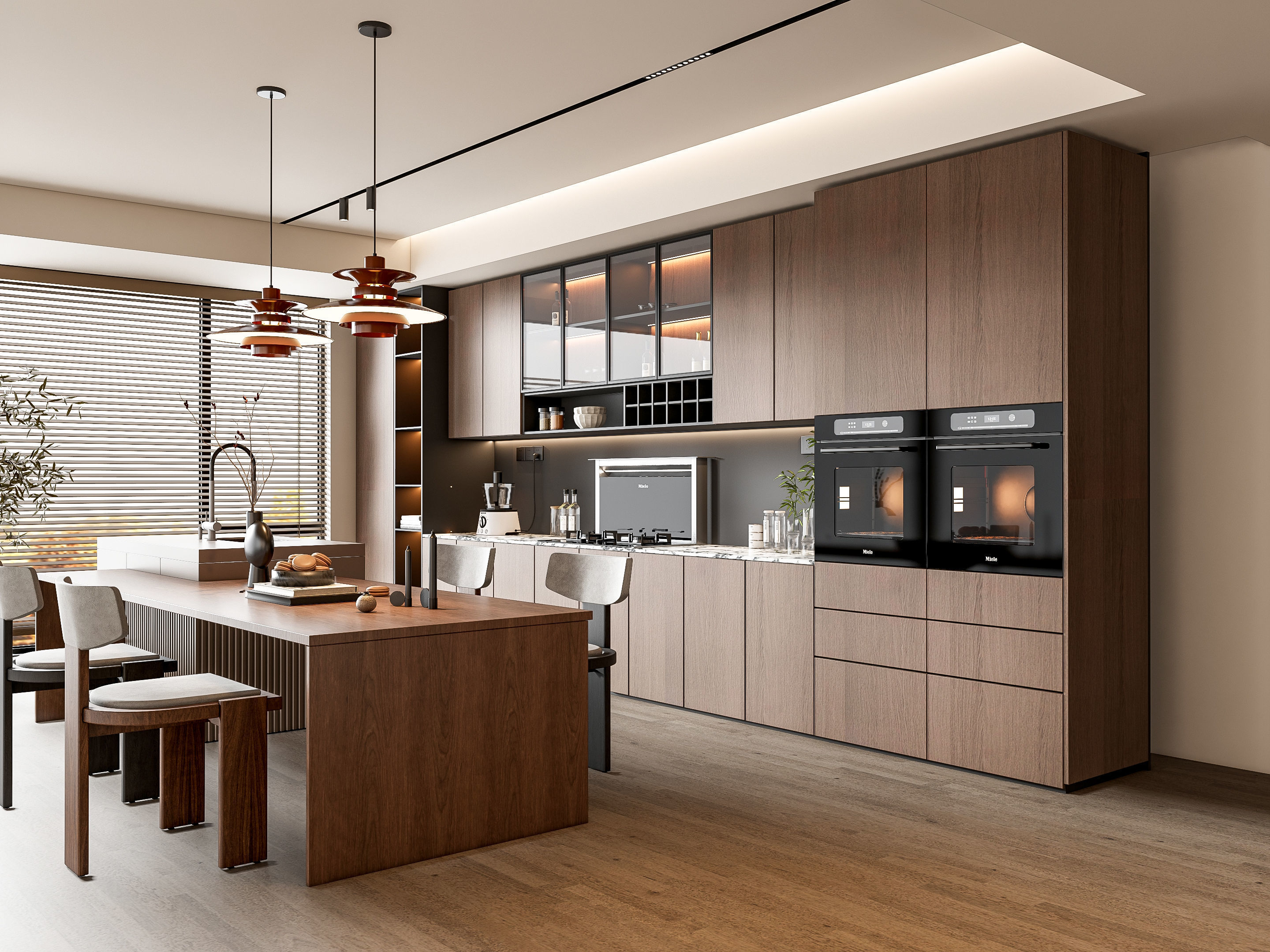 Kitchen Modern interior 79 3D model_10