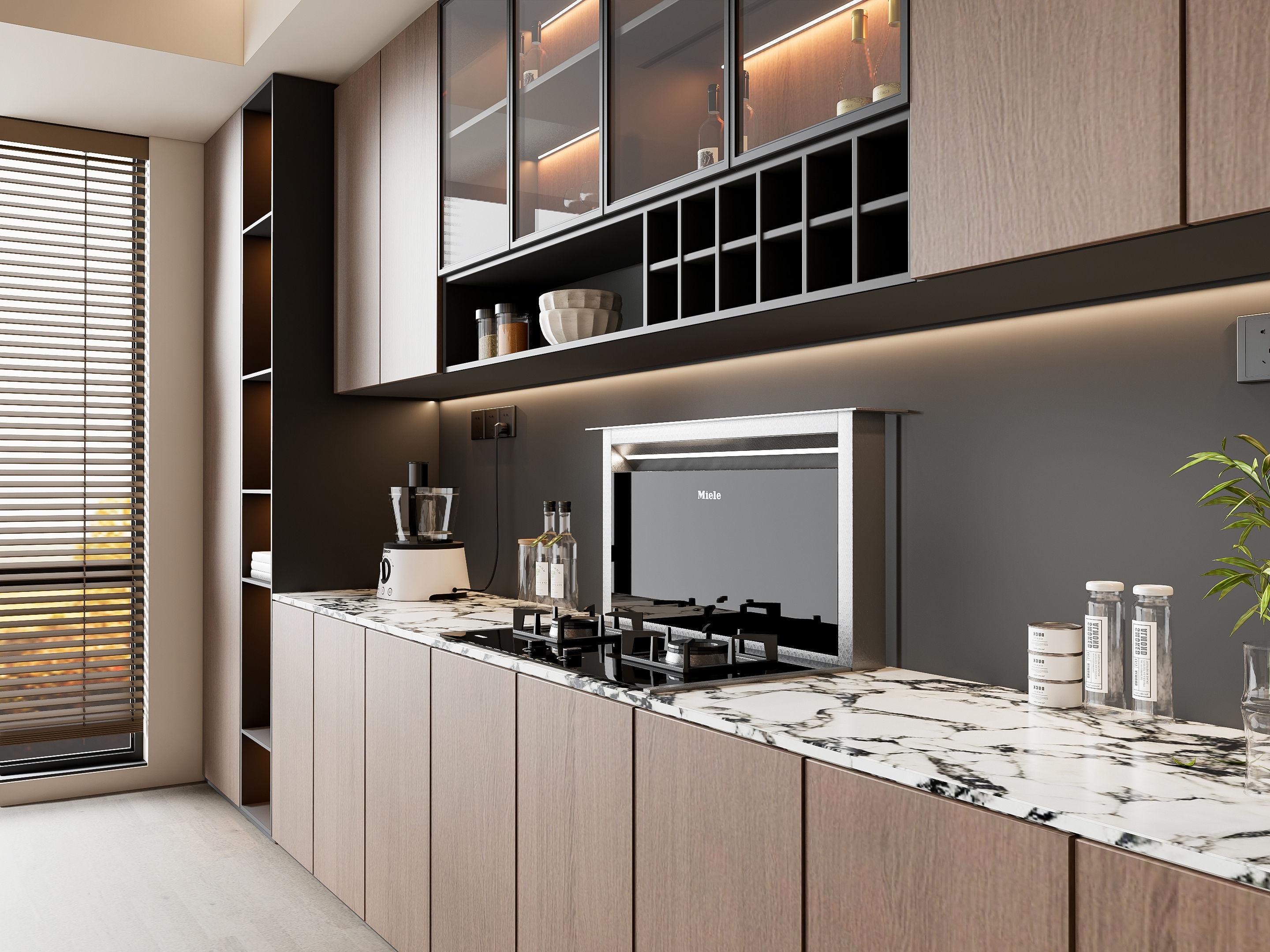 Kitchen Modern interior 79 3D model_4