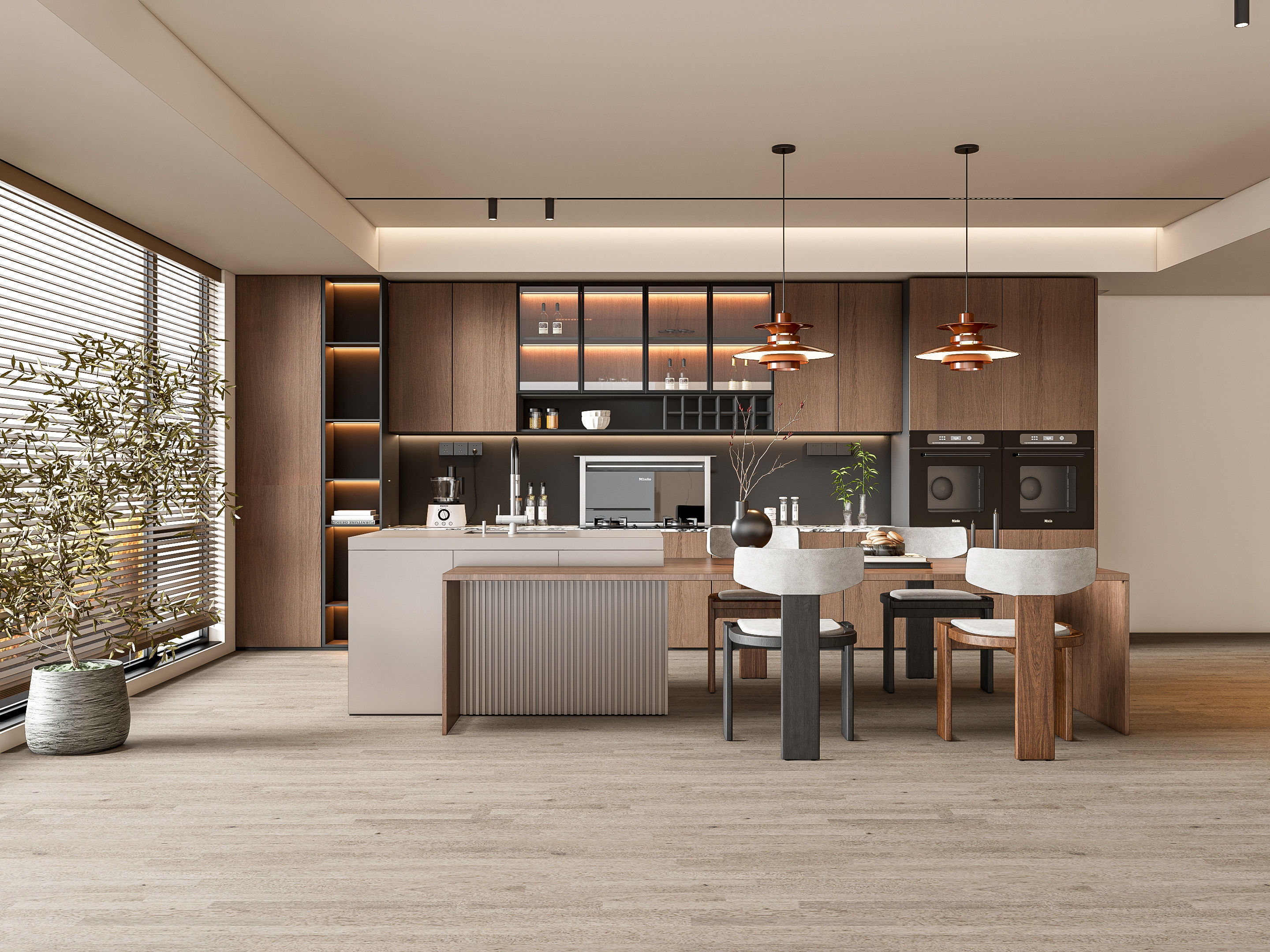 Kitchen Modern interior 79 3D model_13