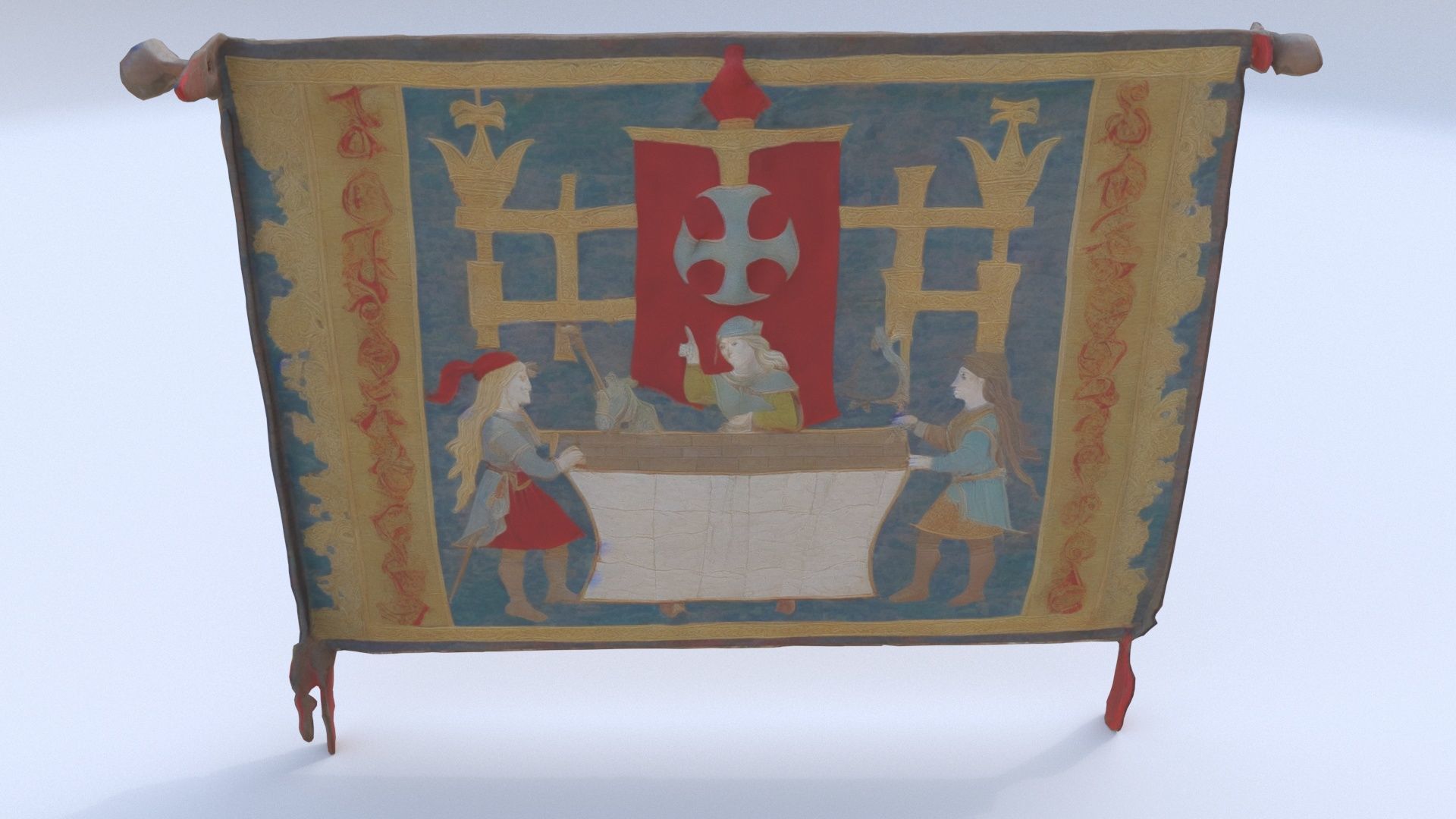 Wall Hanging 3D model_1