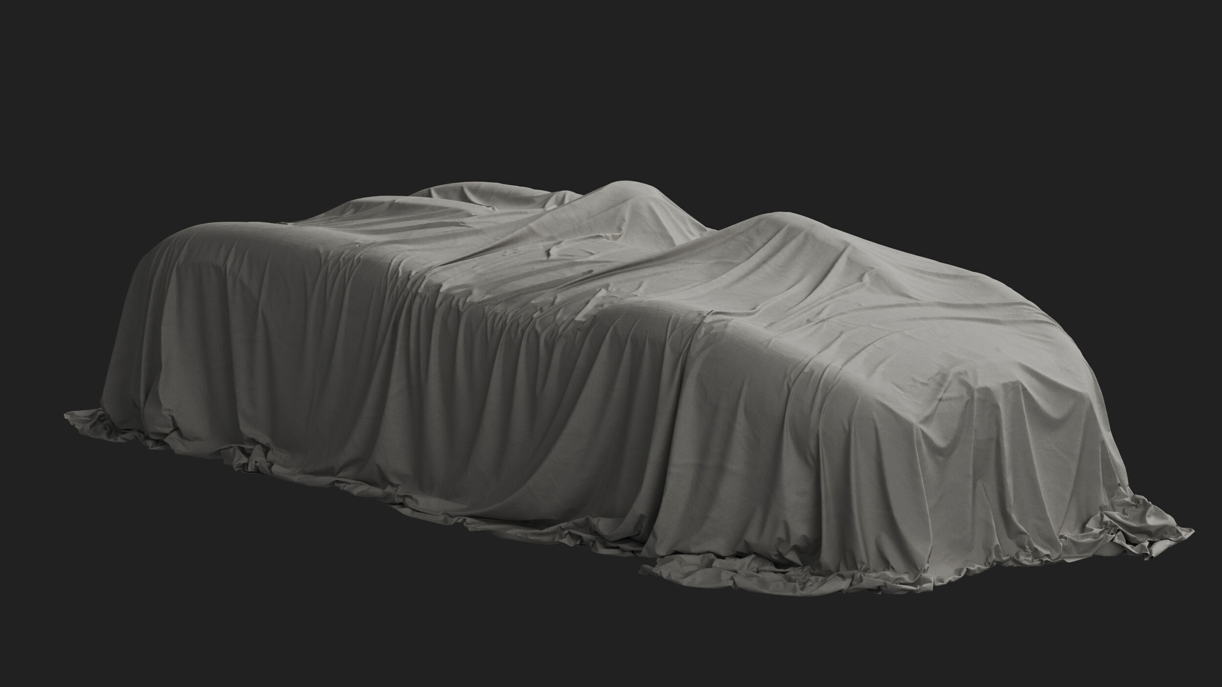 Retro Car Cover 07 3D model_4