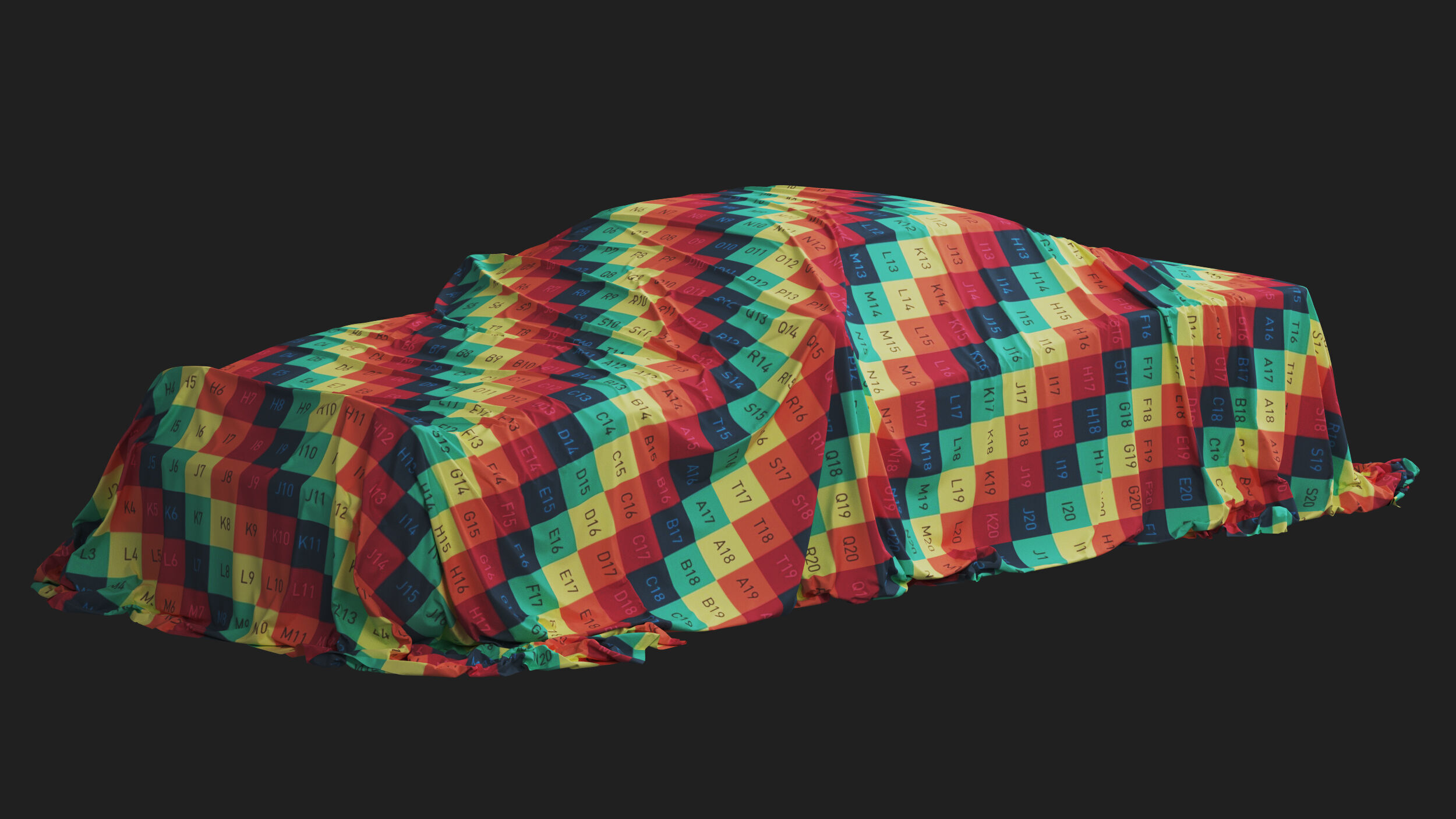 Retro Car Cover 09 3D model_8