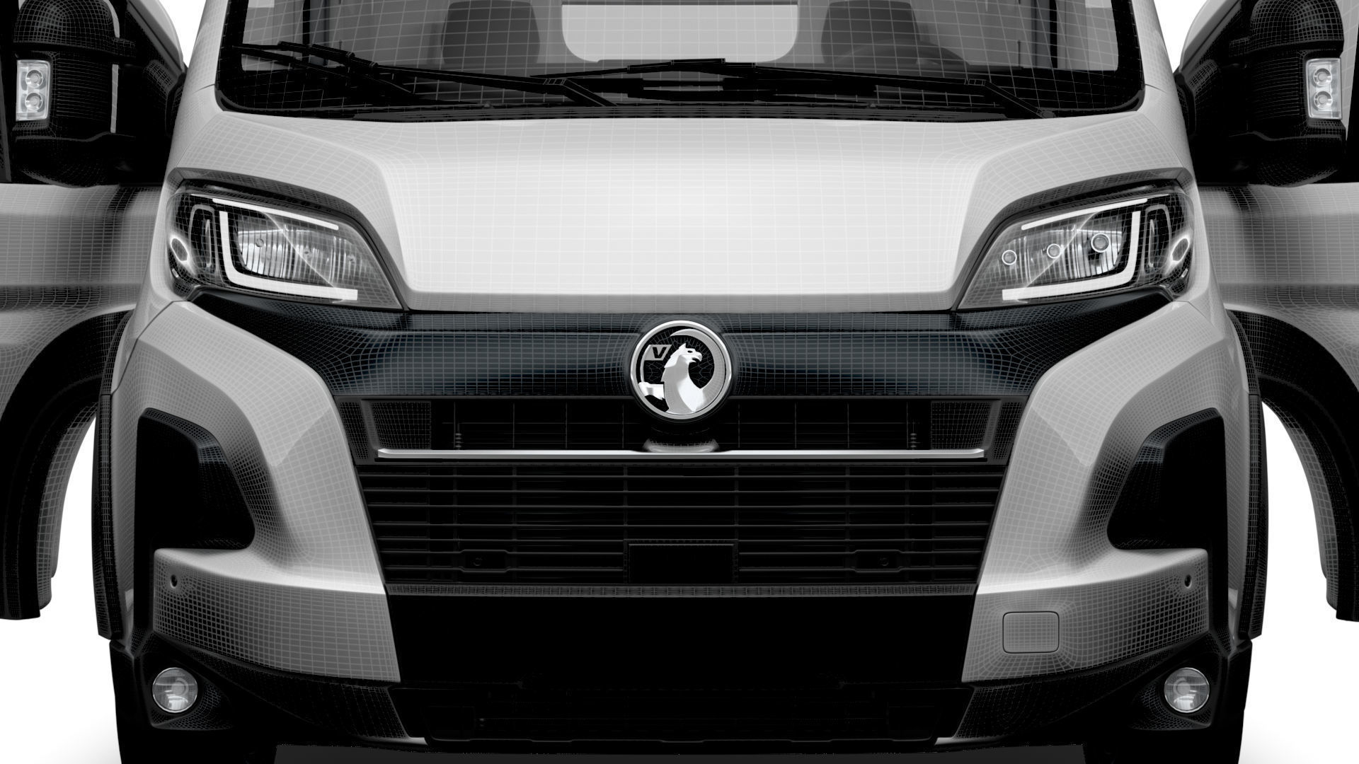 Vauxhall Movano e Van L1H1 HQ Interior 2025 3D model_19