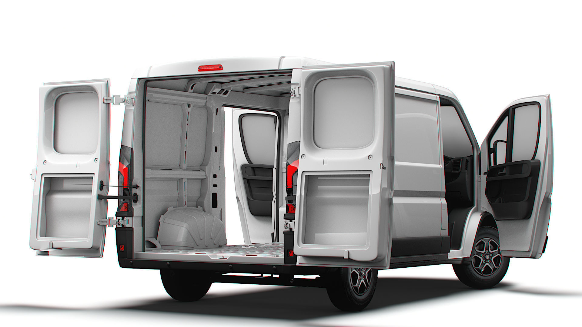 Vauxhall Movano e Van L1H1 HQ Interior 2025 3D model_5