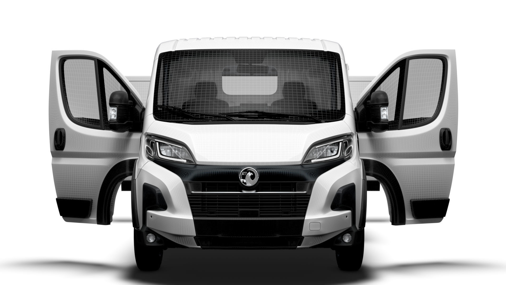 Vauxhall Movano e Van L1H1 HQ Interior 2025 3D model_18