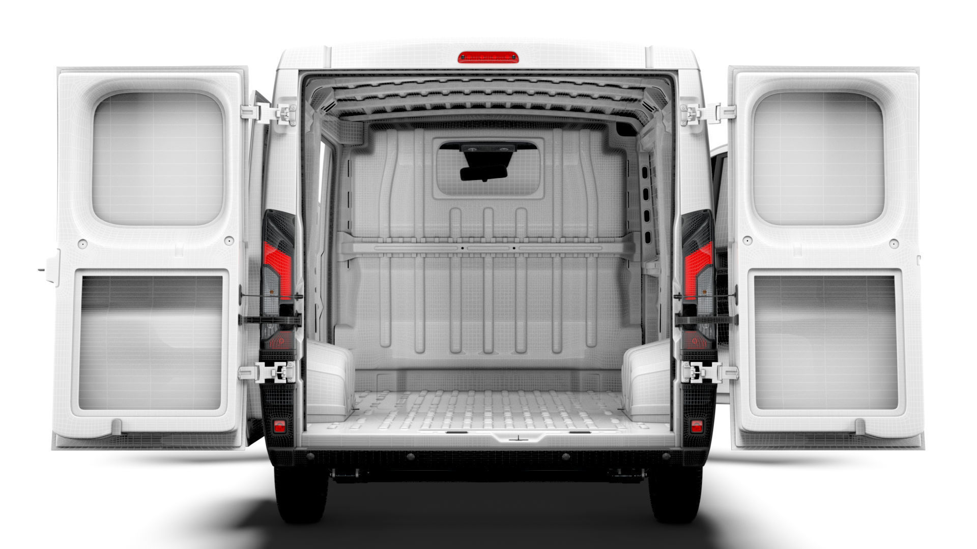 Vauxhall Movano e Van L1H1 HQ Interior 2025 3D model_22