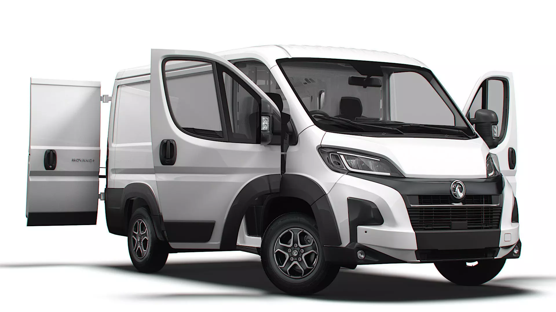 Vauxhall Movano e Van L1H1 HQ Interior 2025 3D model_0