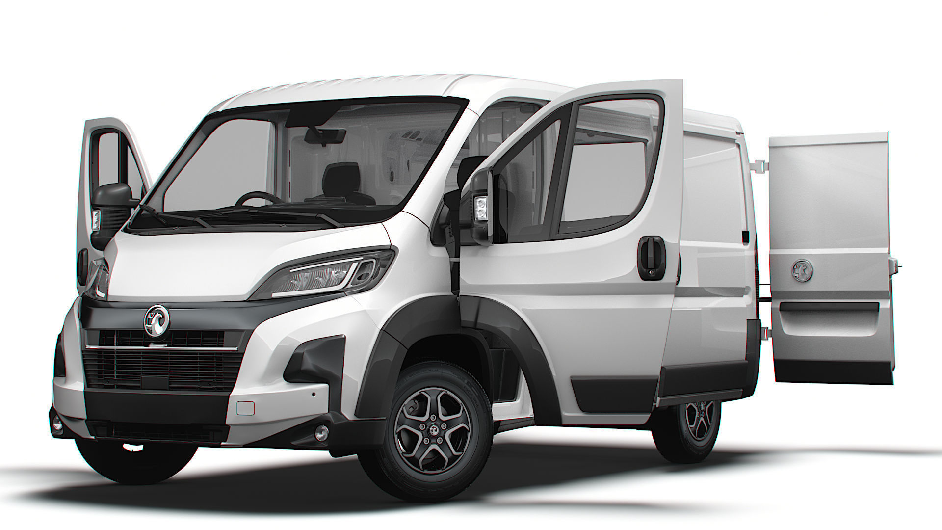 Vauxhall Movano e Van L1H1 HQ Interior 2025 3D model_8