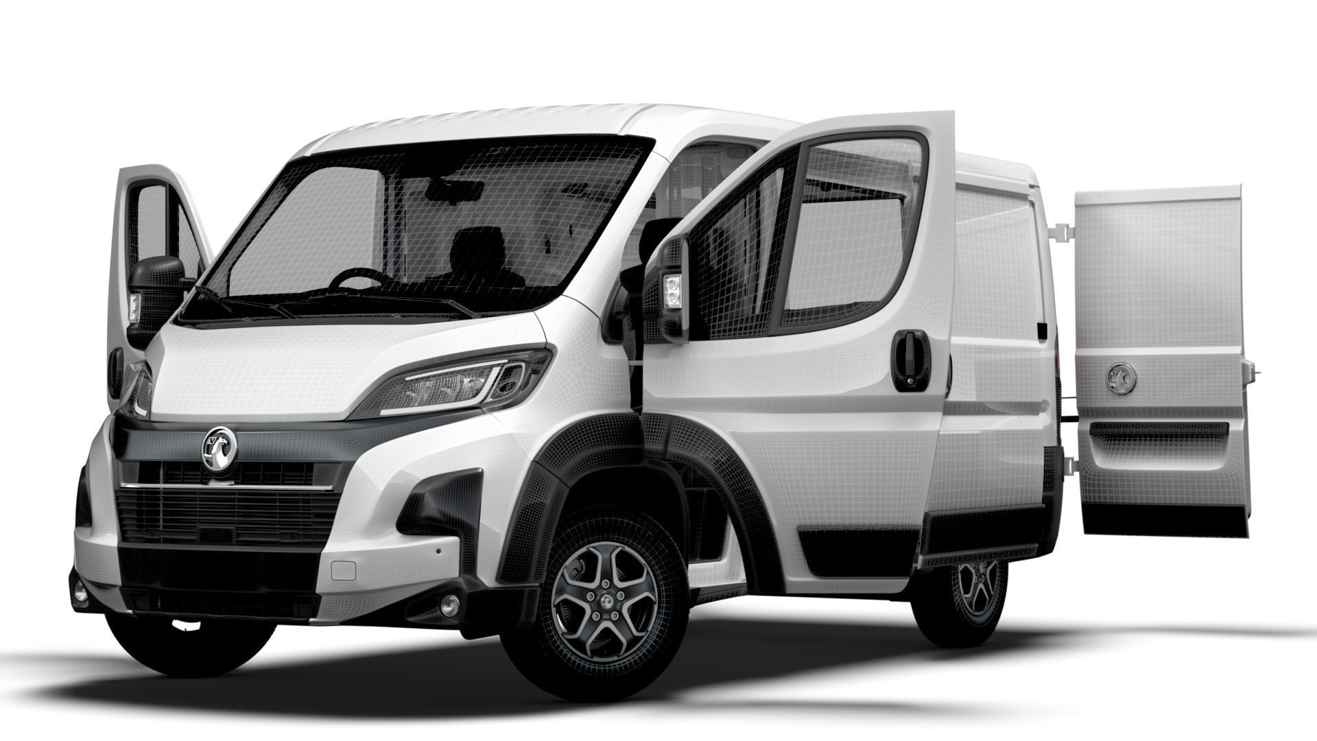 Vauxhall Movano e Van L1H1 HQ Interior 2025 3D model_20