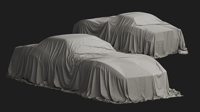 Retro Car Cover 10 3D model