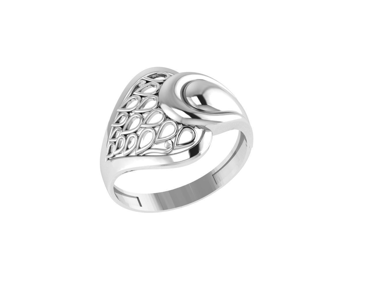 Rings 3D print model_1