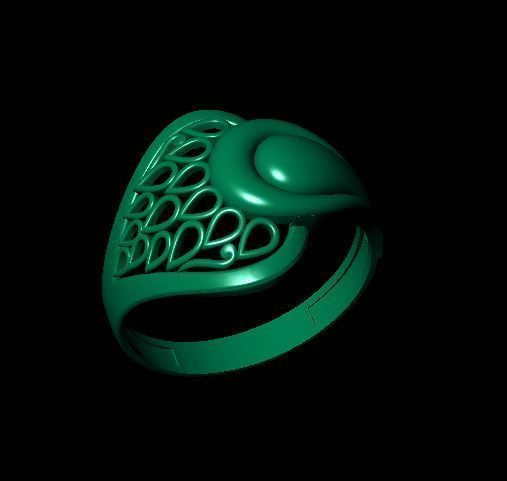Rings 3D print model_2