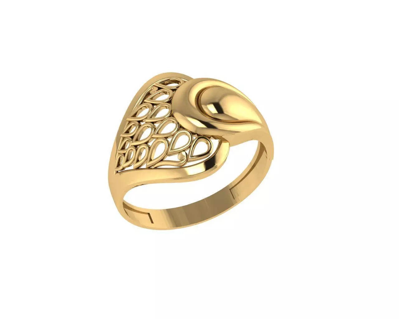 Rings 3D print model_0