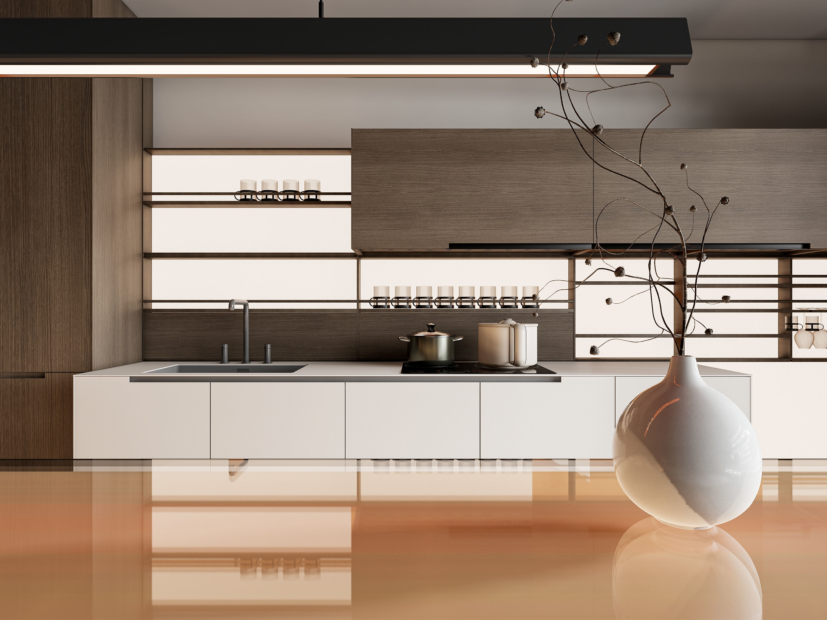 Kitchen Modern interior 80 3D model_5