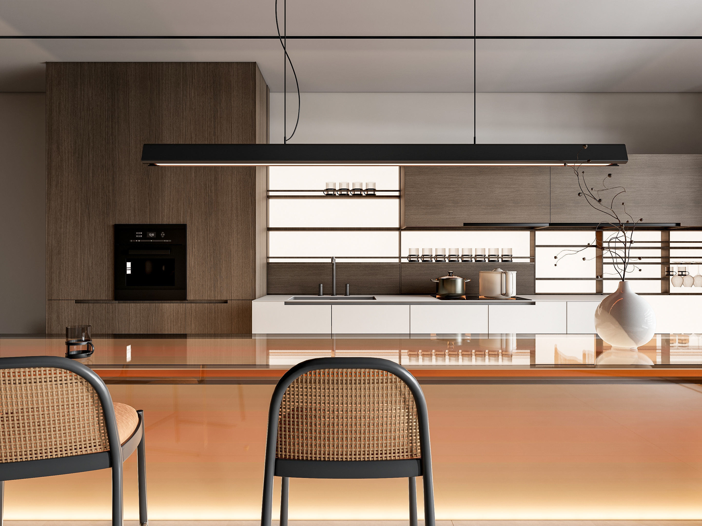 Kitchen Modern interior 80 3D model_9