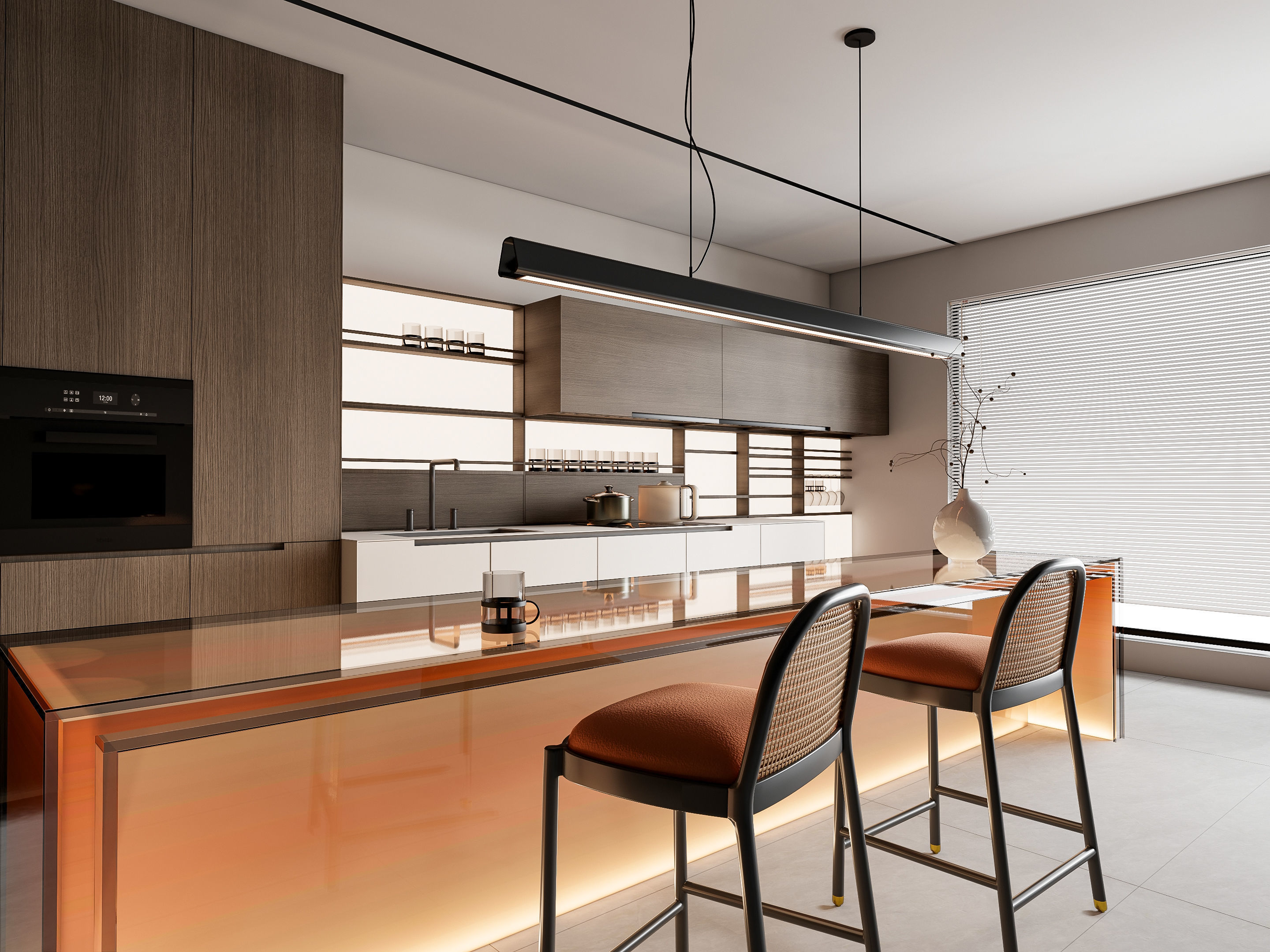 Kitchen Modern interior 80 3D model_8