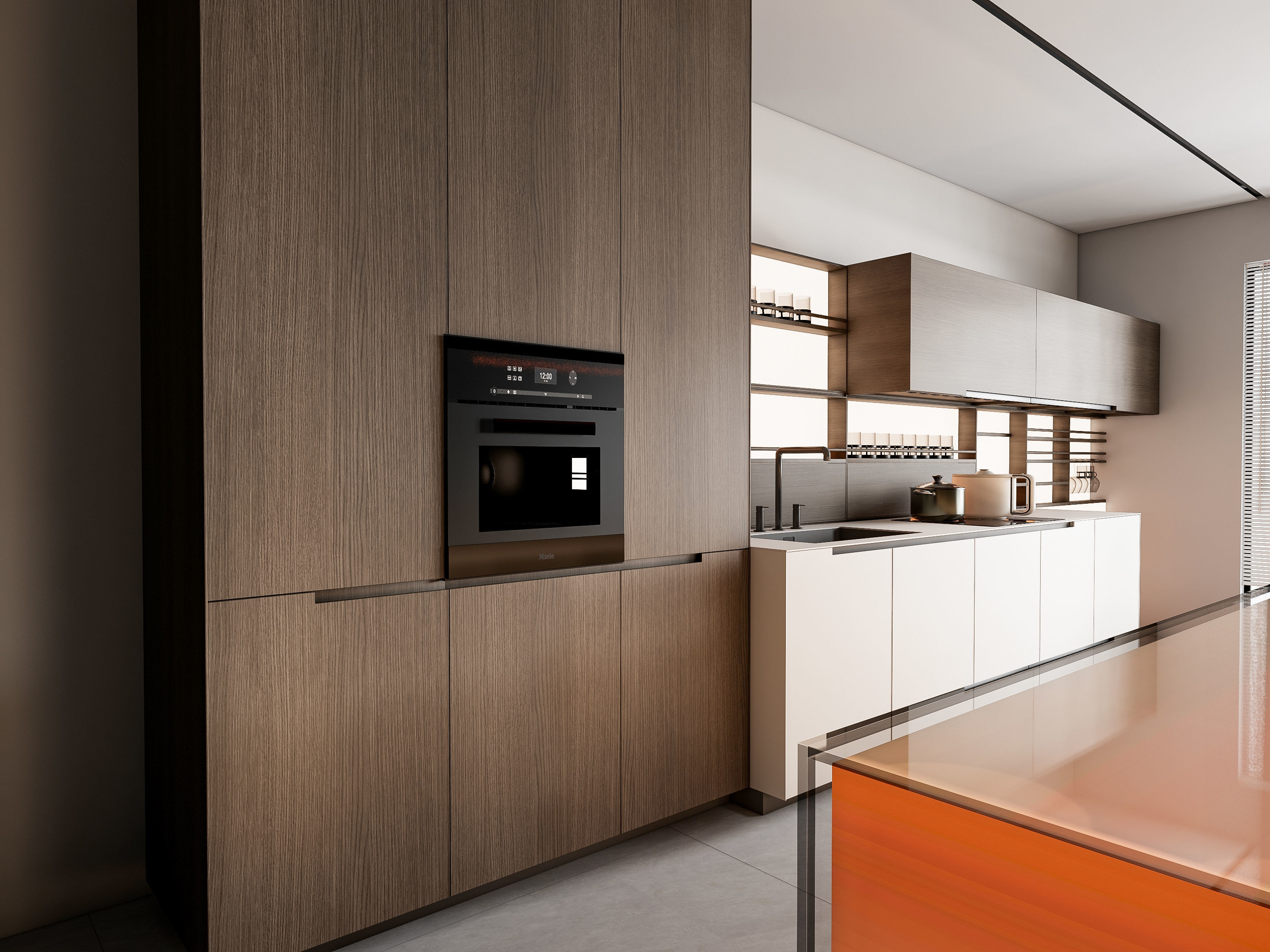 Kitchen Modern interior 80 3D model_7
