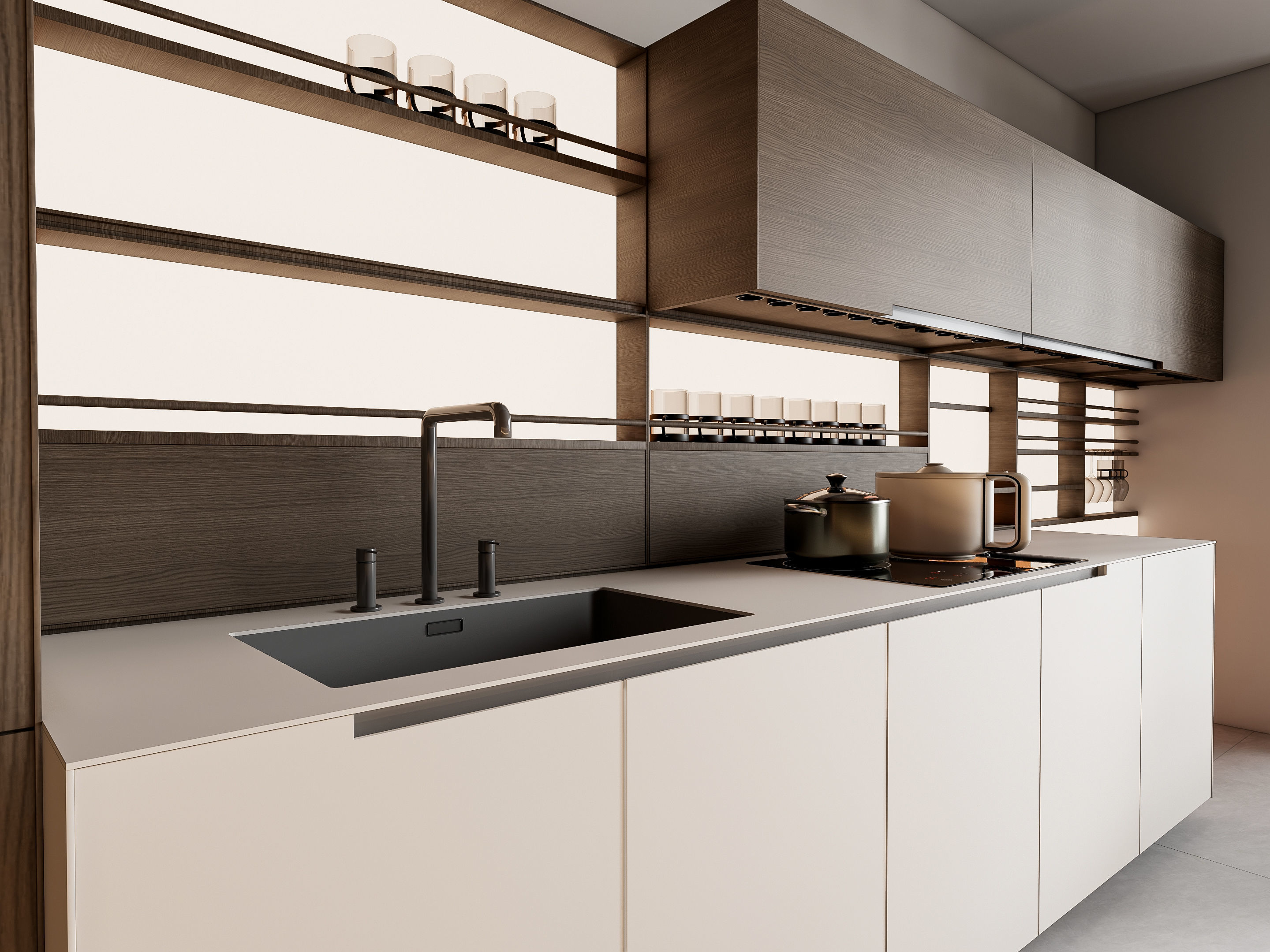 Kitchen Modern interior 80 3D model_6