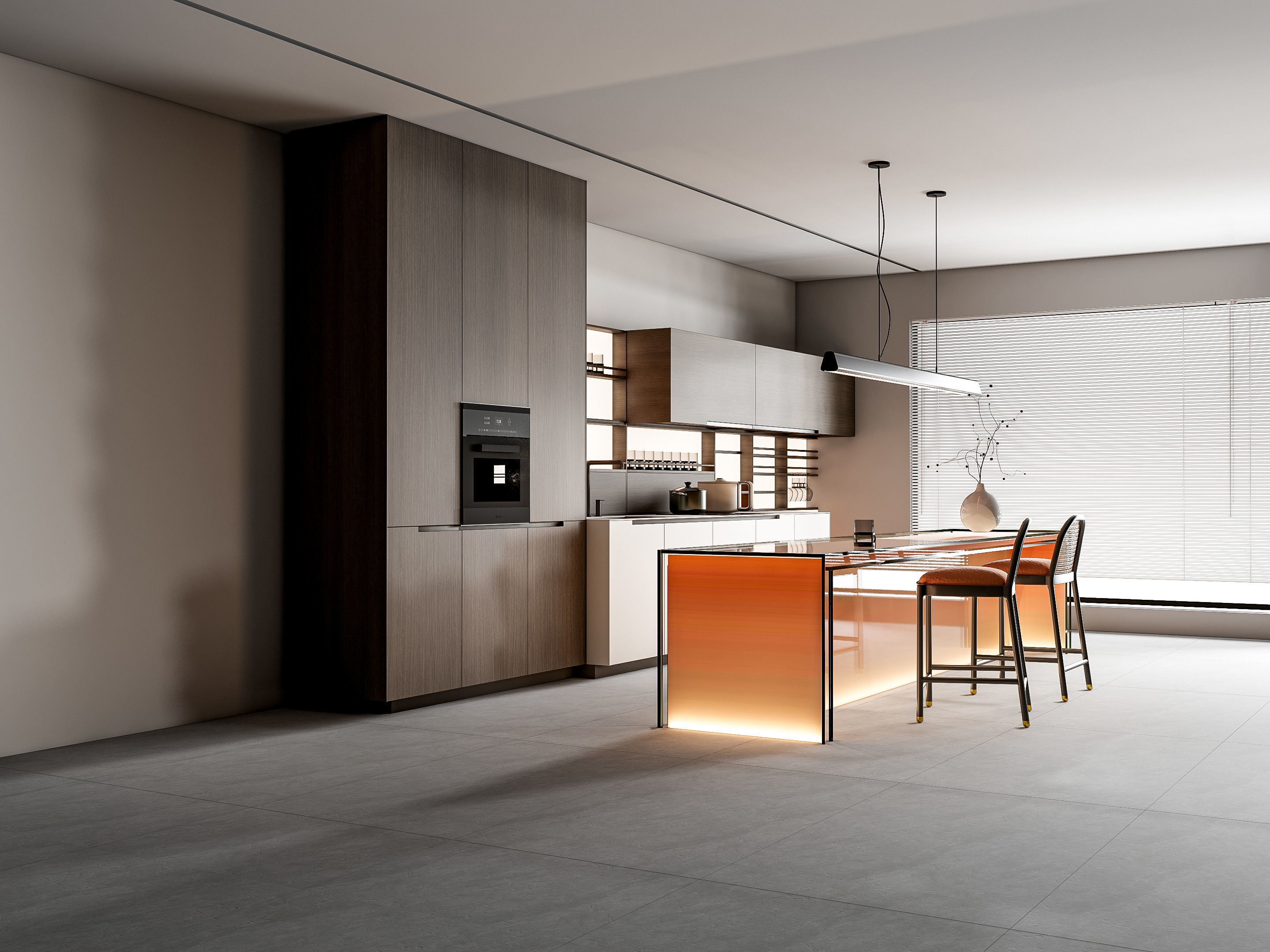 Kitchen Modern interior 80 3D model_17