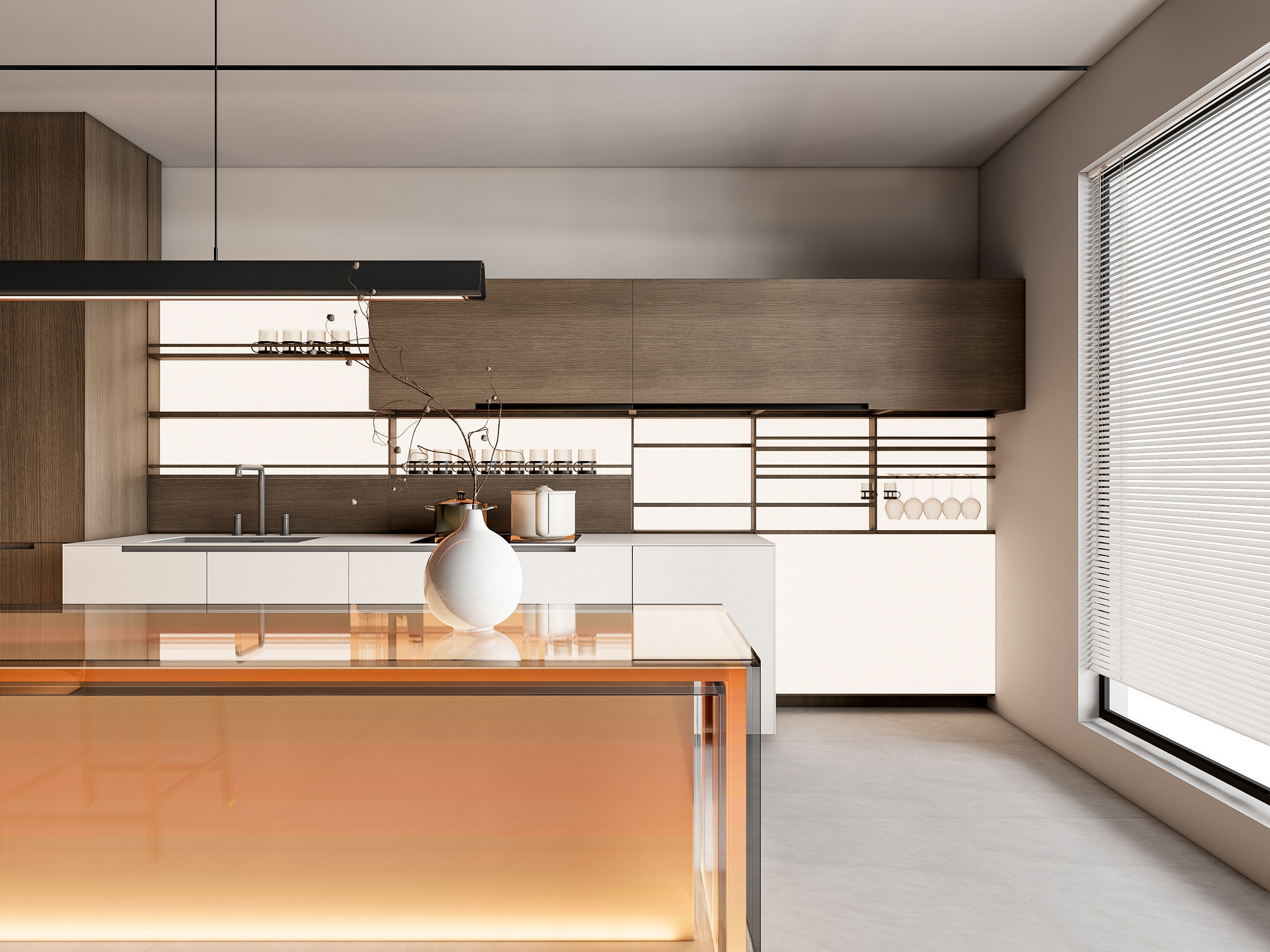 Kitchen Modern interior 80 3D model_10