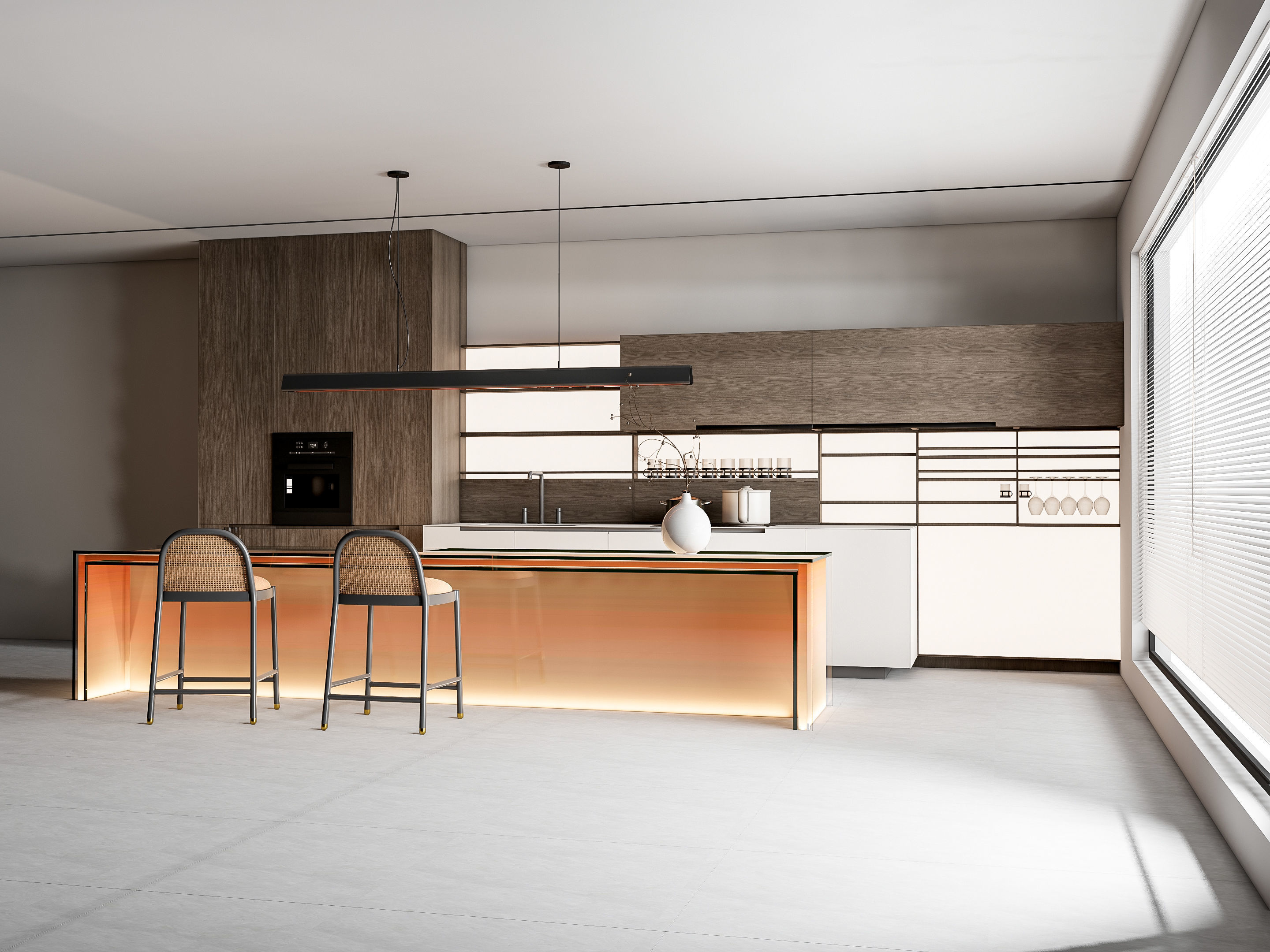 Kitchen Modern interior 80 3D model_18