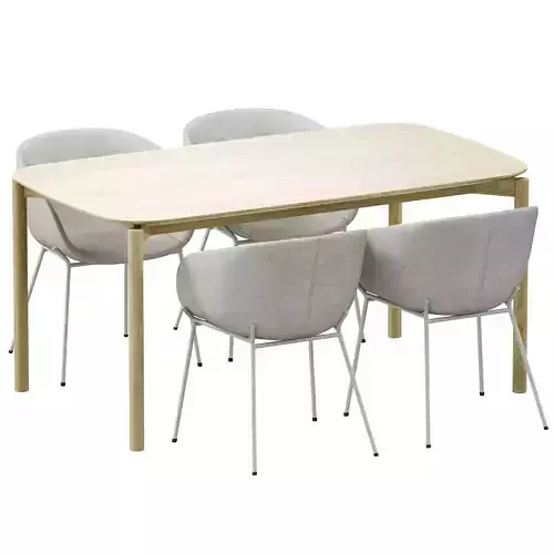 Indara table yvette chair