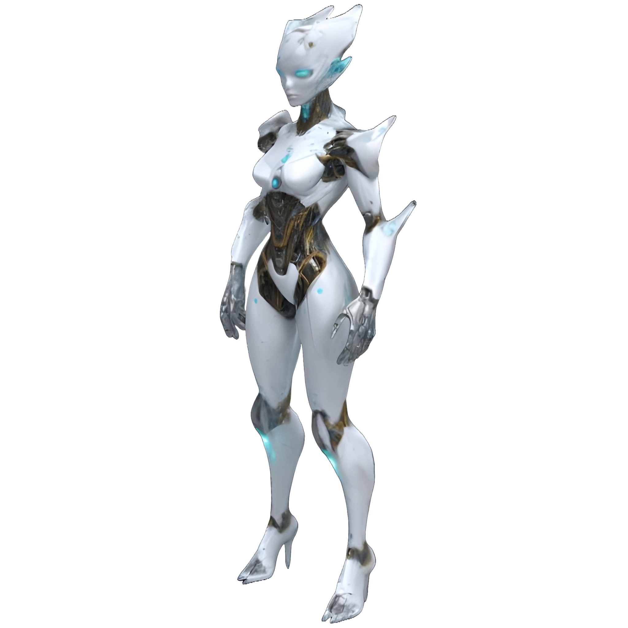 Sci-Fi Character Collection - Cyborg and Space Explorer Series 3D print model_1