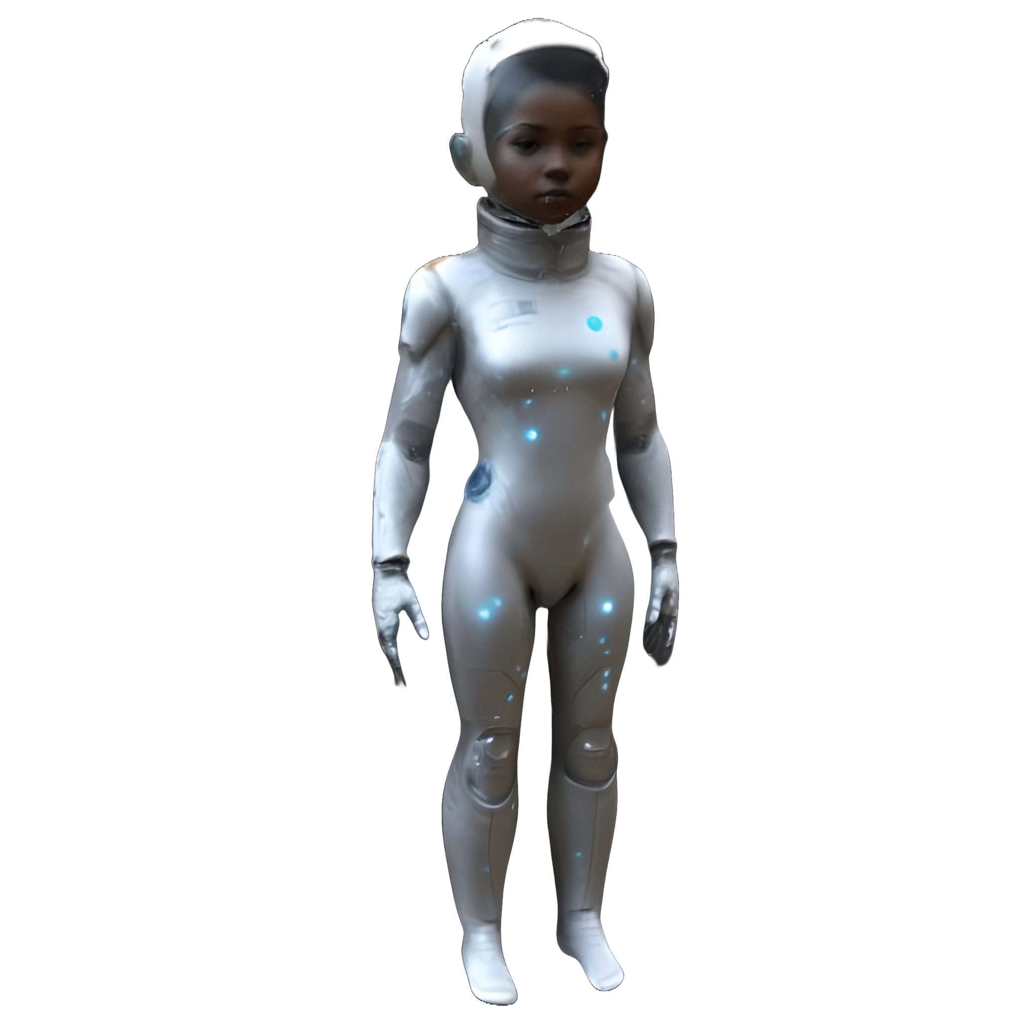 Sci-Fi Character Collection - Cyborg and Space Explorer Series 3D print model_3