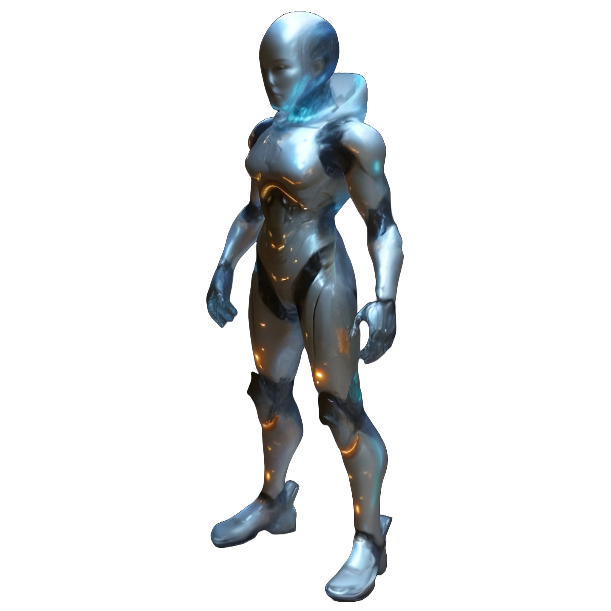 Sci-Fi Character Collection - Cyborg and Space Explorer Series 3D print model_4