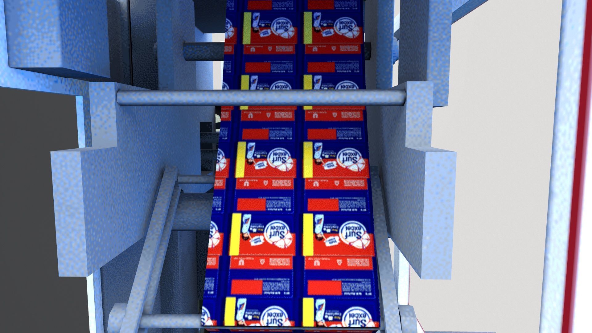 Soap Packing Machine Low-poly 3D model_7