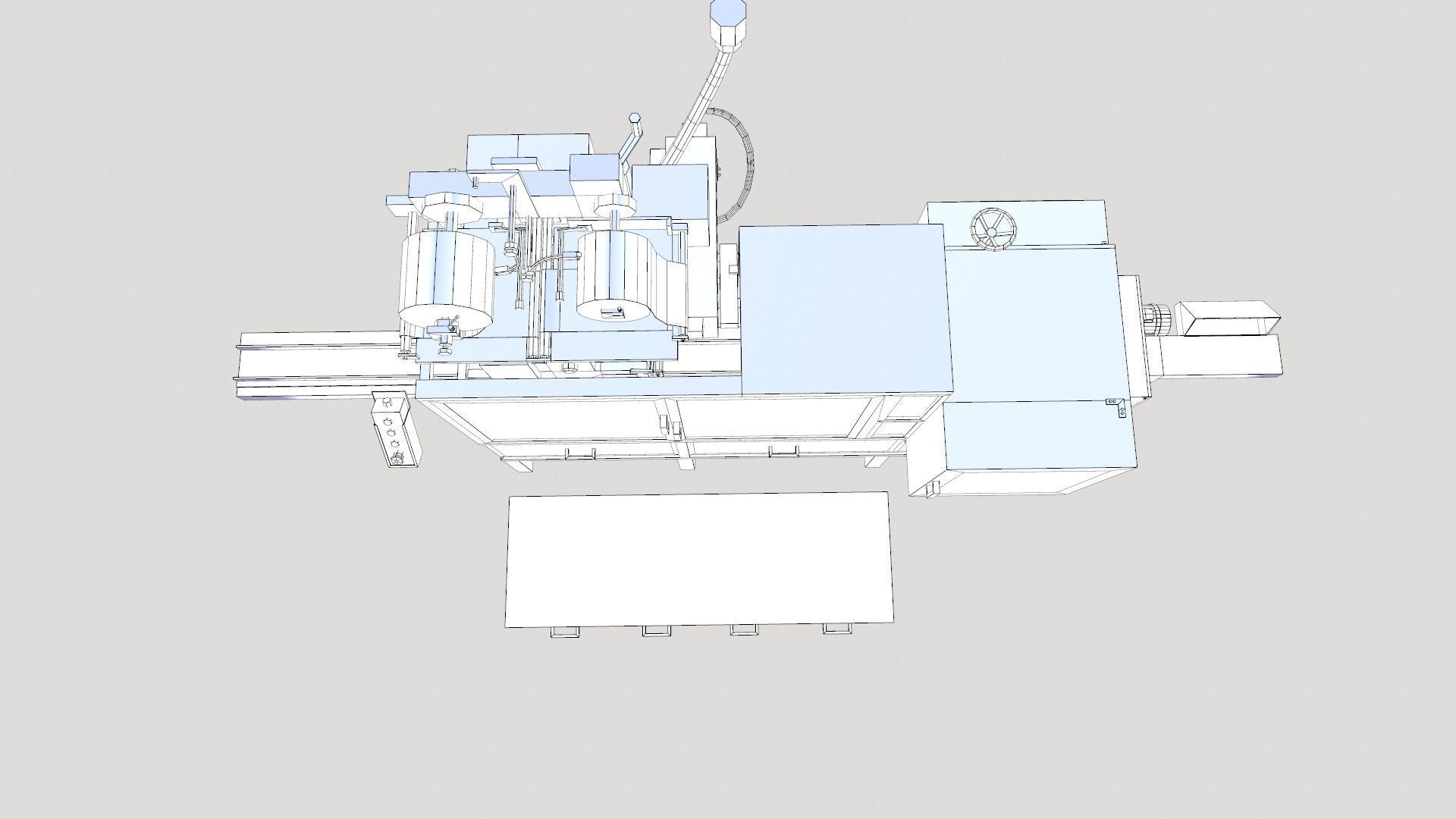 Soap Packing Machine Low-poly 3D model_13