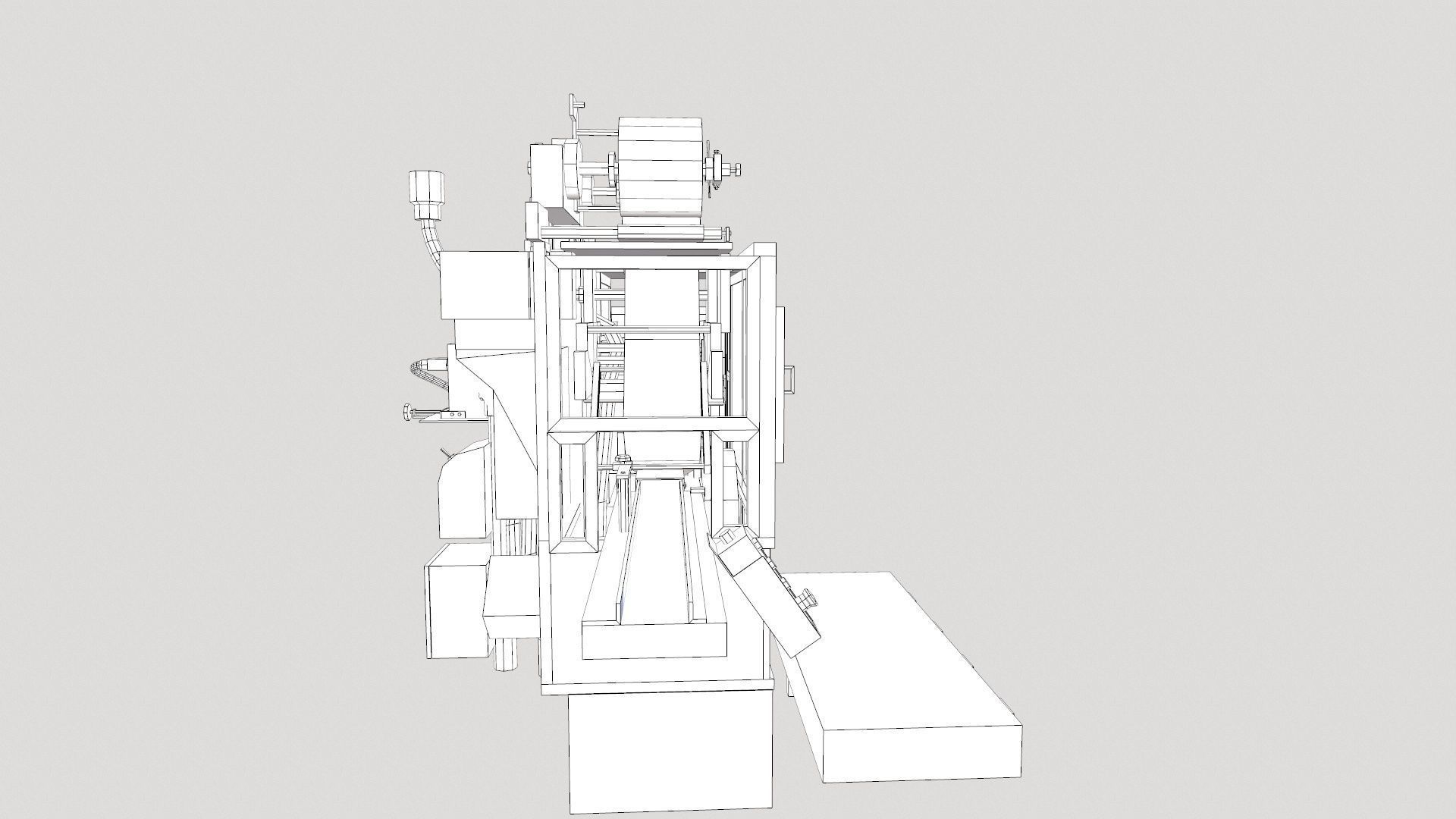 Soap Packing Machine Low-poly 3D model_15