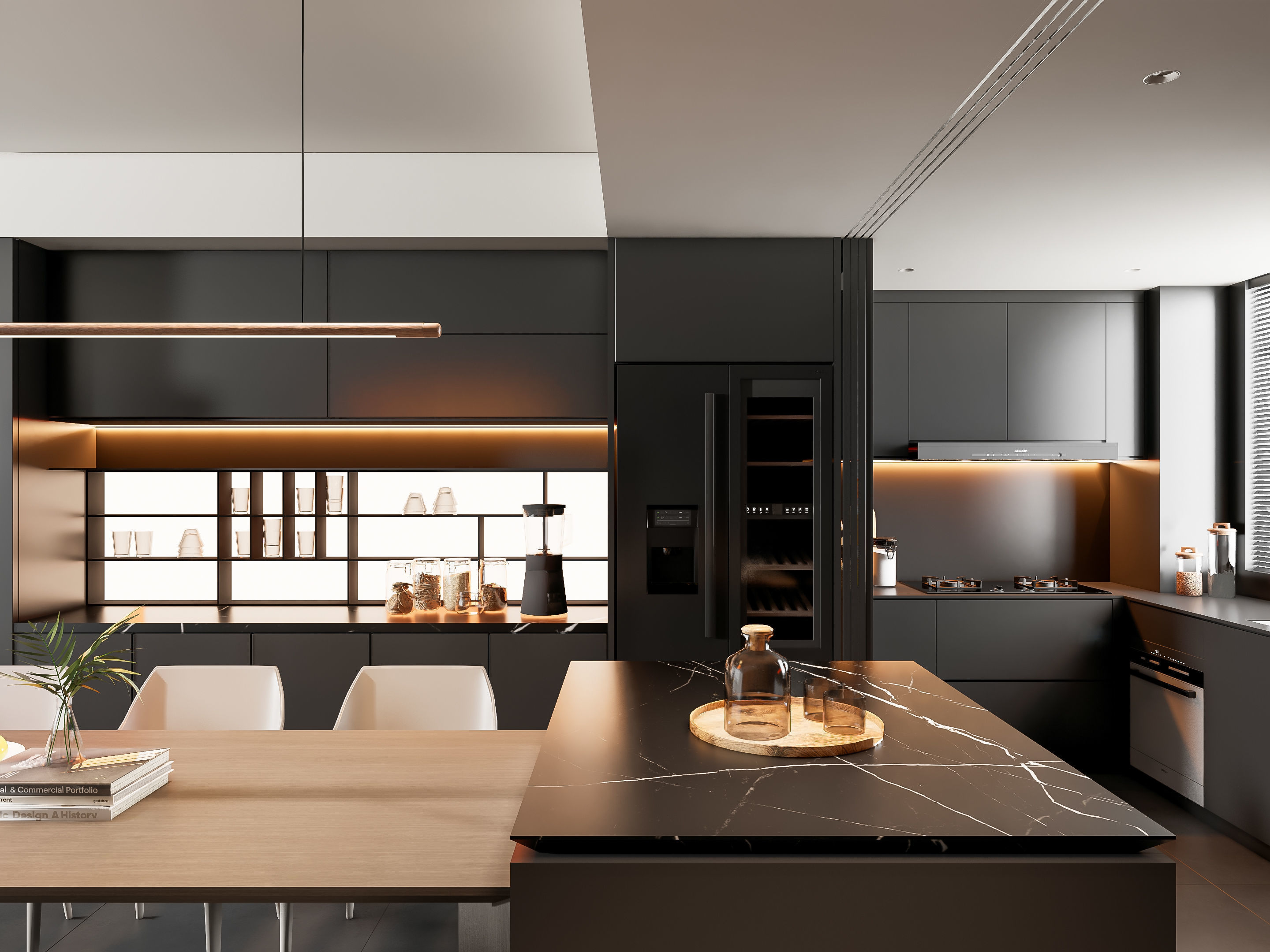 Kitchen Modern interior 81 3D model_6