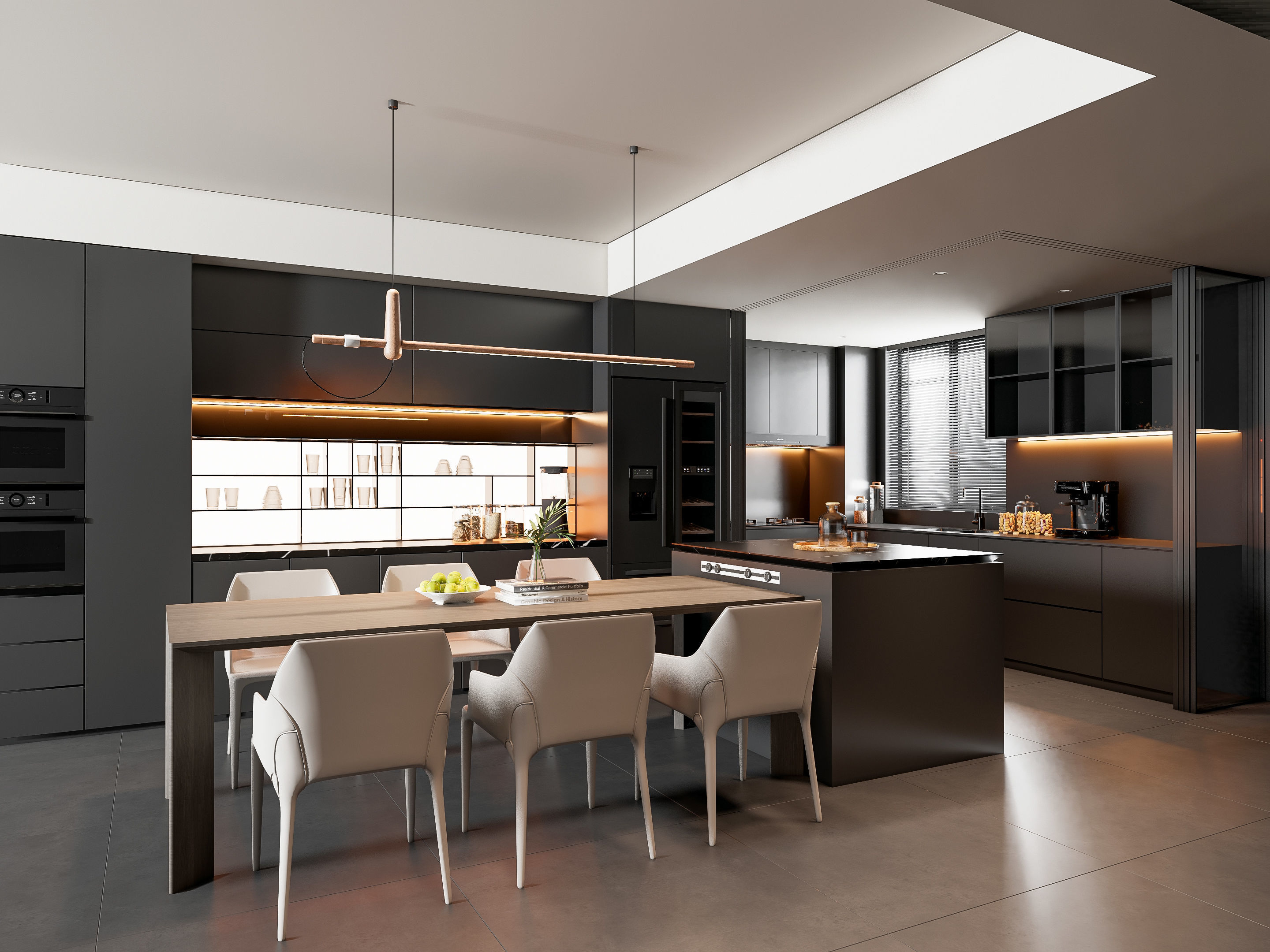 Kitchen Modern interior 81 3D model_17