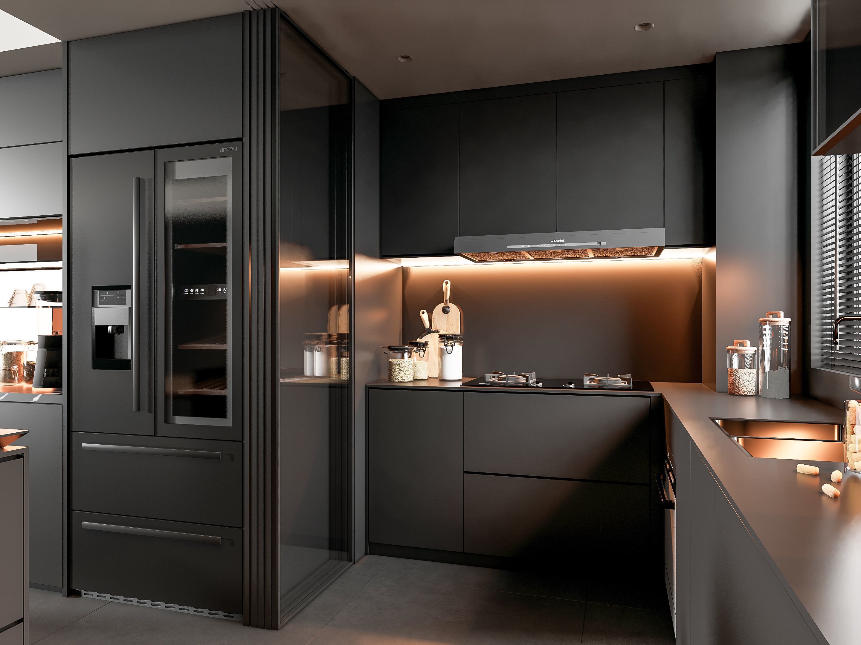Kitchen Modern interior 81 3D model_10