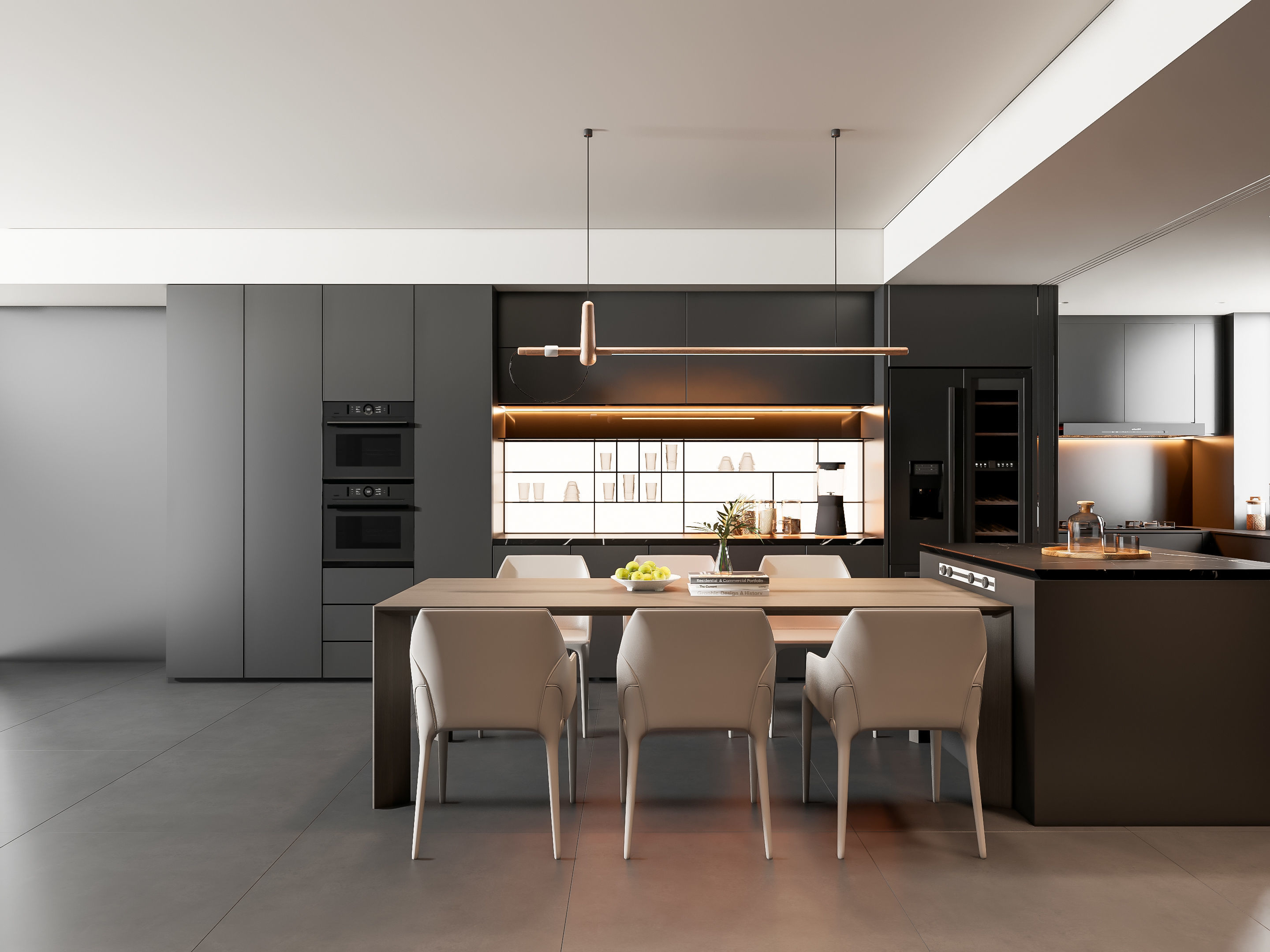 Kitchen Modern interior 81 3D model_18