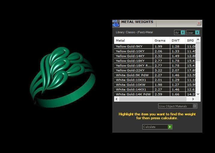 Rings 3D print model_3