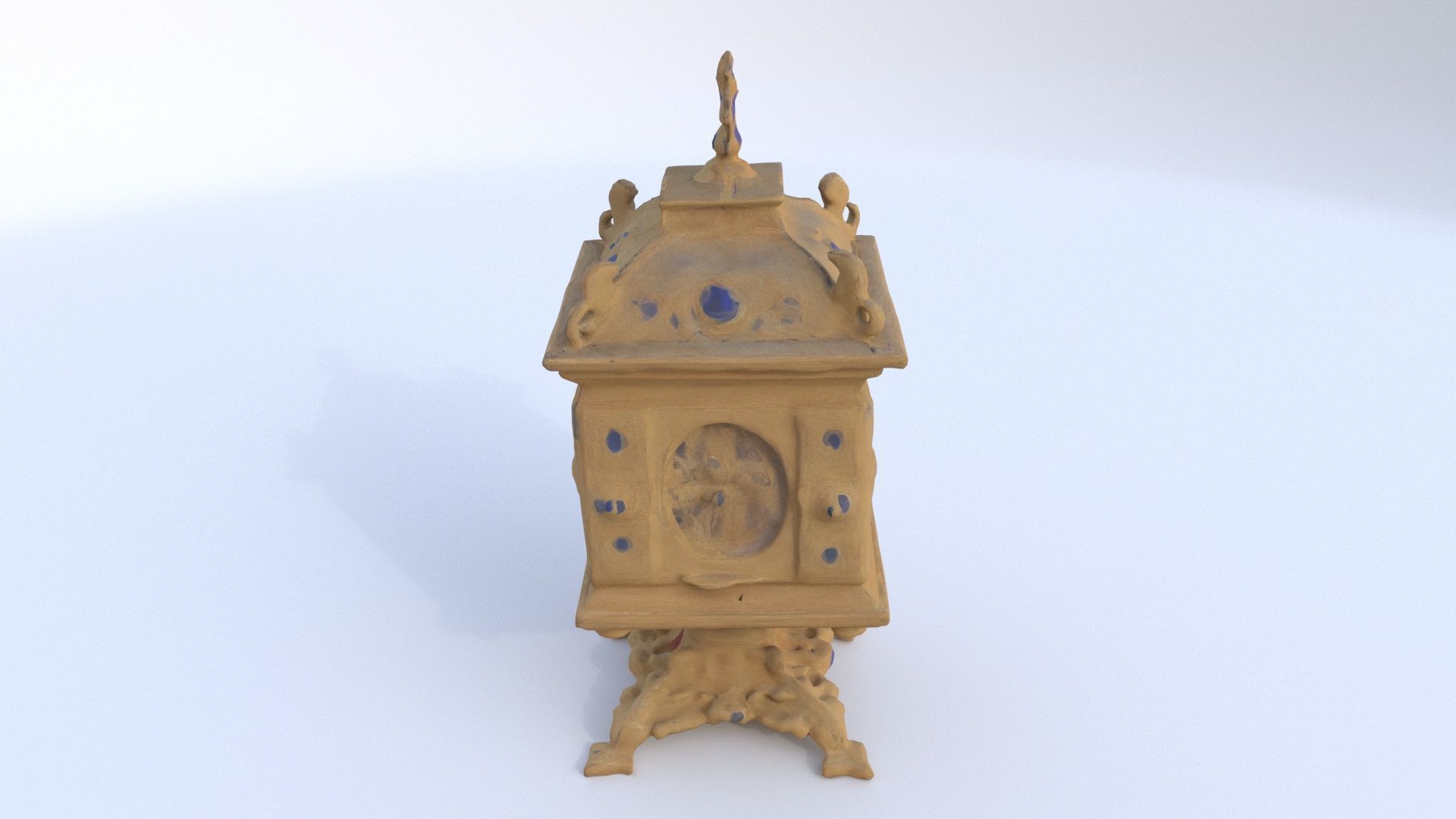 Golden Reliquary 3D model_2